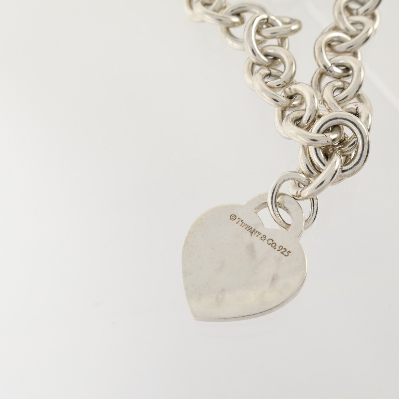 TIFFANY＆CO 925純銀Return To Tiffany Heart Tag Necklace項鏈