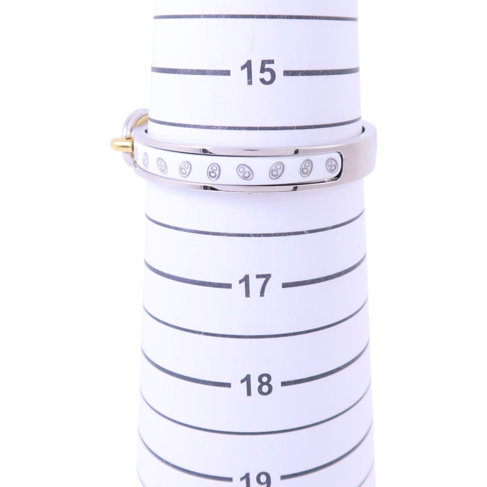 HERMES 金屬/琺瑯Mini Clic Chaine D'Ancre Bracelet銀扣手鏈