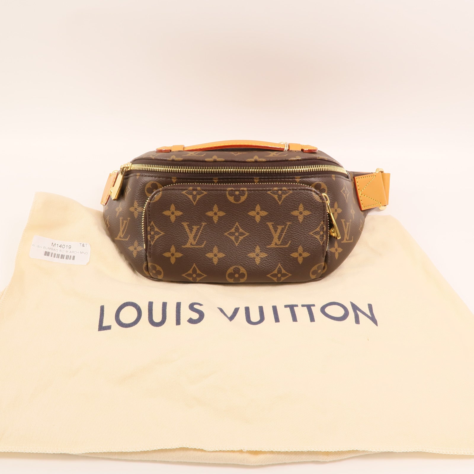 LOUIS VUITTON Monogram Rush Bumbag金扣腰包