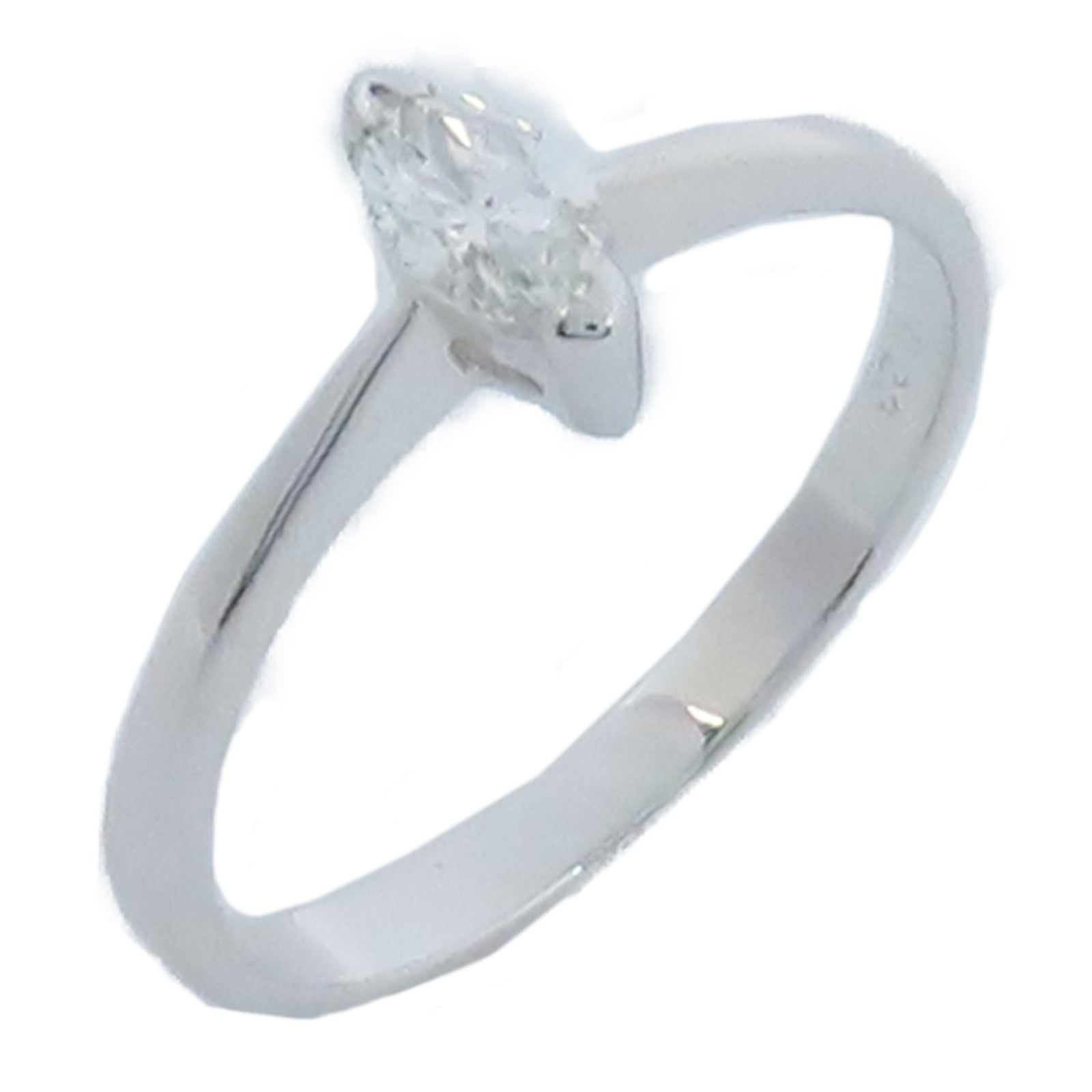 JEWELRY 【激減優惠】18K白金Diamond Ring鑽石戒指US#5