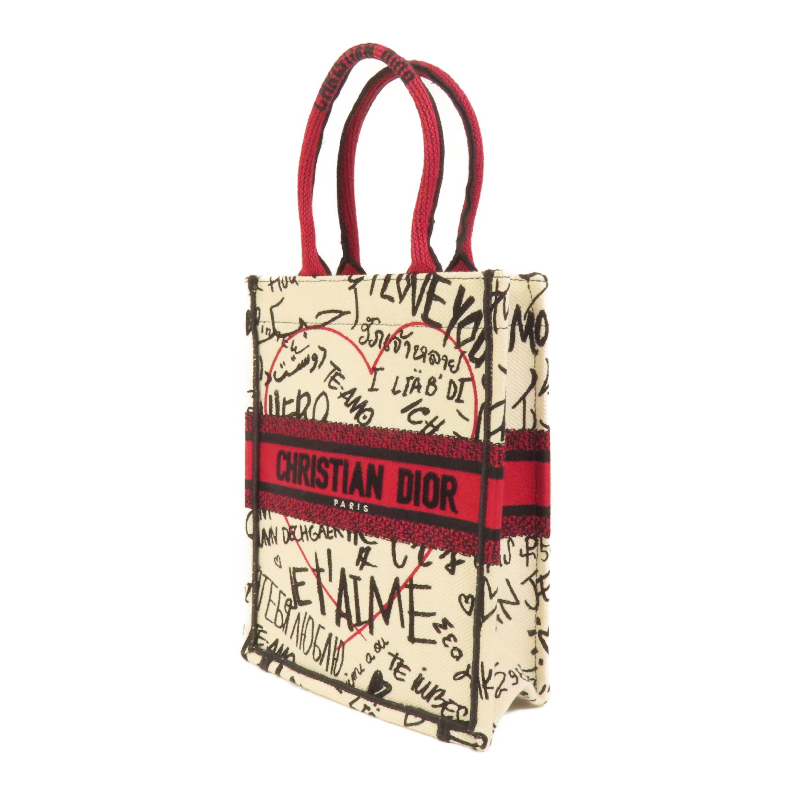 Dior 帆布Book Tote Vertical手挽袋