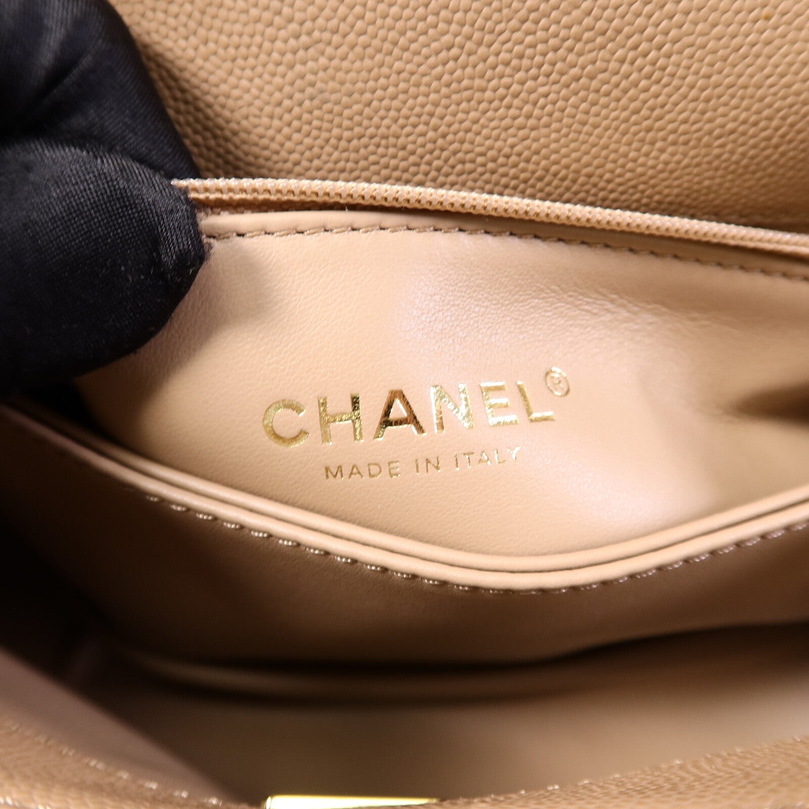 CHANEL 牛皮皮革Coco Handle Small手挽肩背兩用袋