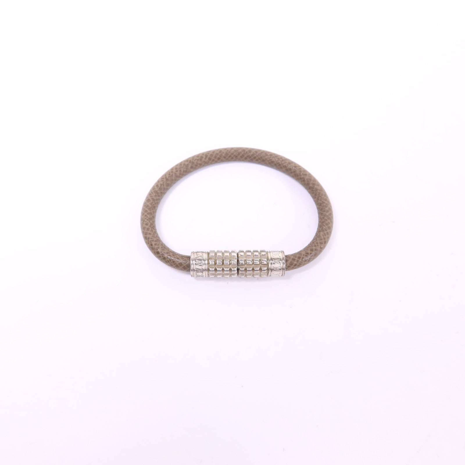 LOUIS VUITTON 皮革/金屬Digit Armband Bangle手鐲