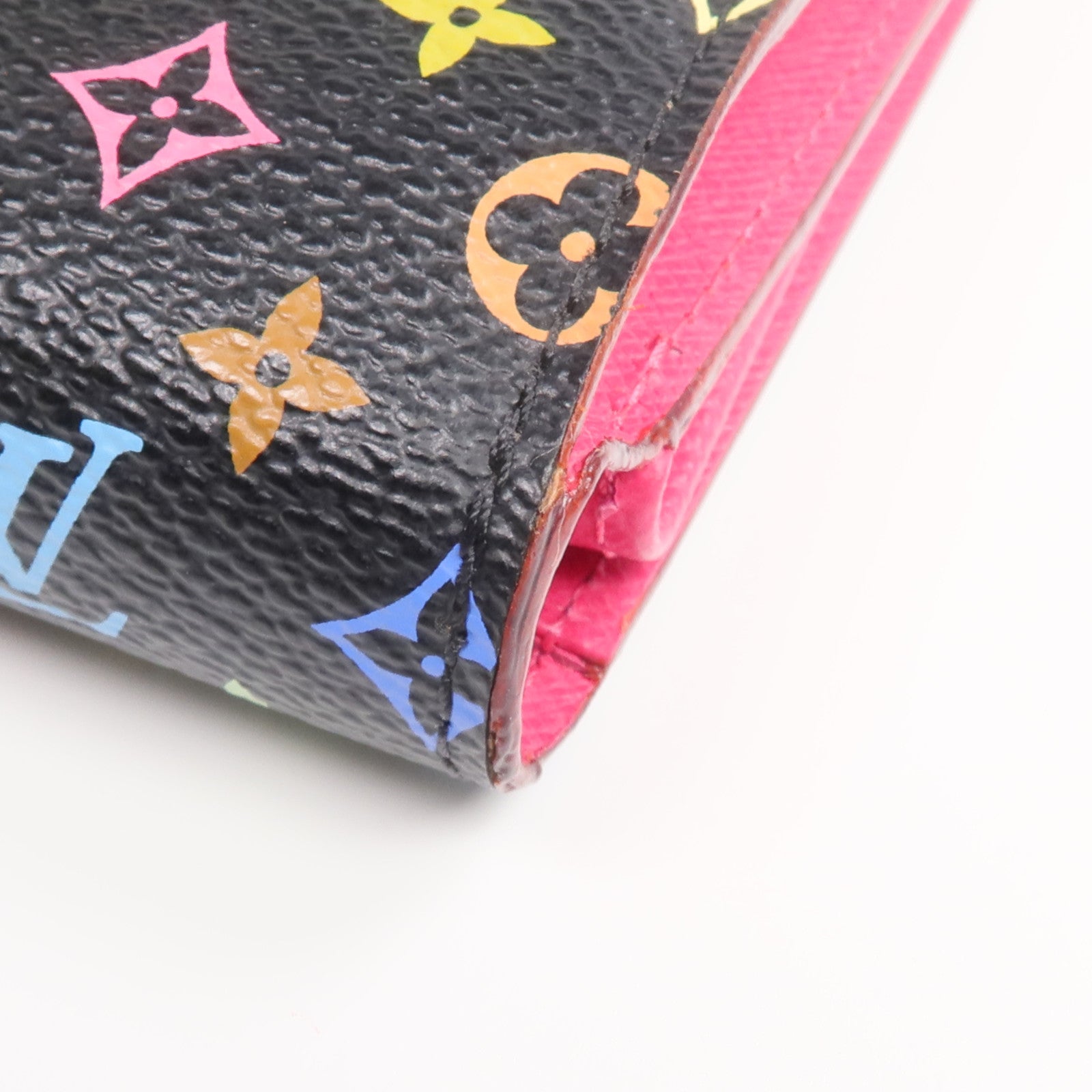 LOUIS VUITTON Monogram Multicolore Portefeui Joy Wallet金扣錢包