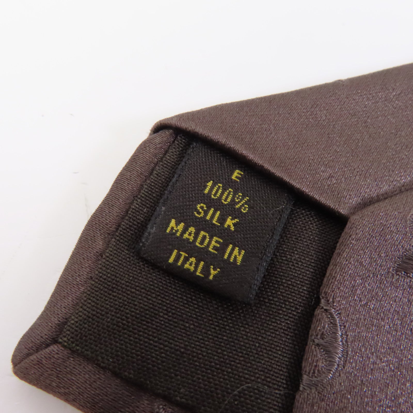 LOUIS VUITTON 絲質Necktie領帶啡色