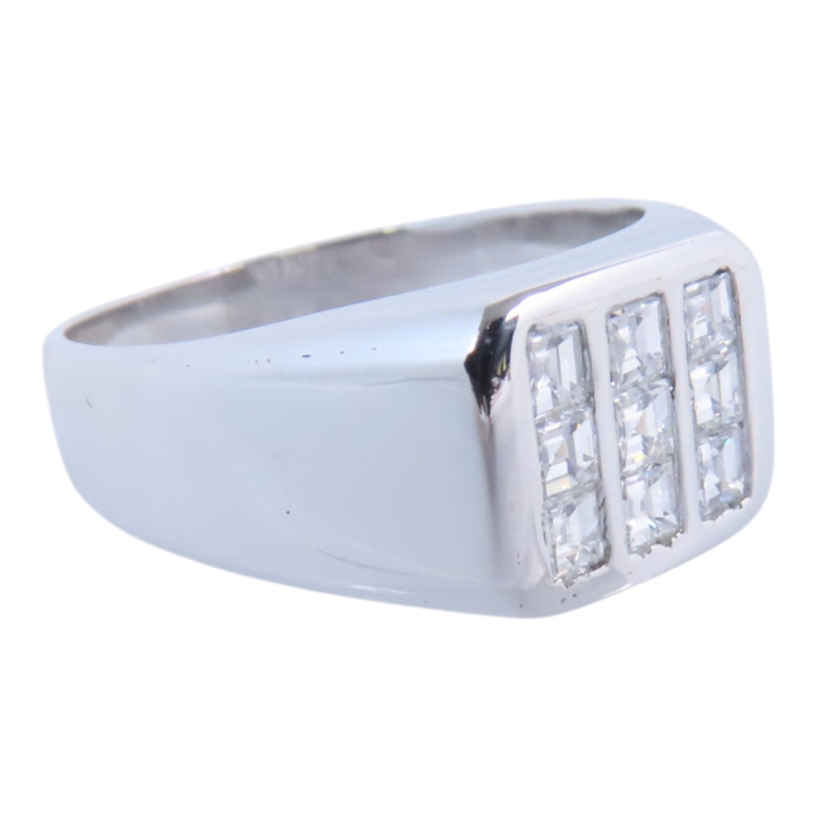 JEWELRY 18K白金Diamond Ring鑽石戒指US#7.75