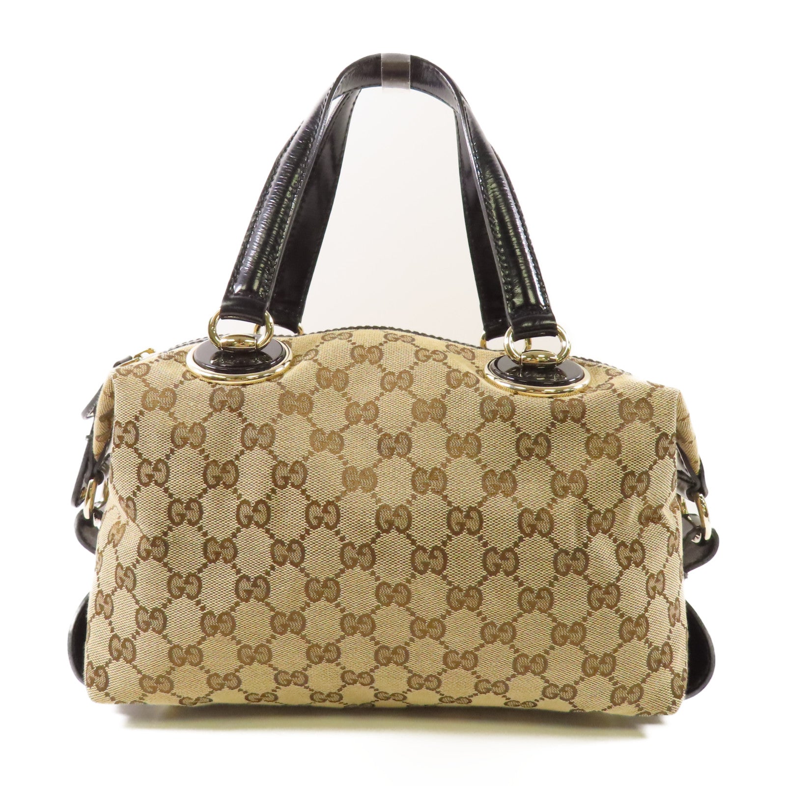 GUCCI 帆布Handbag金扣手挽袋
