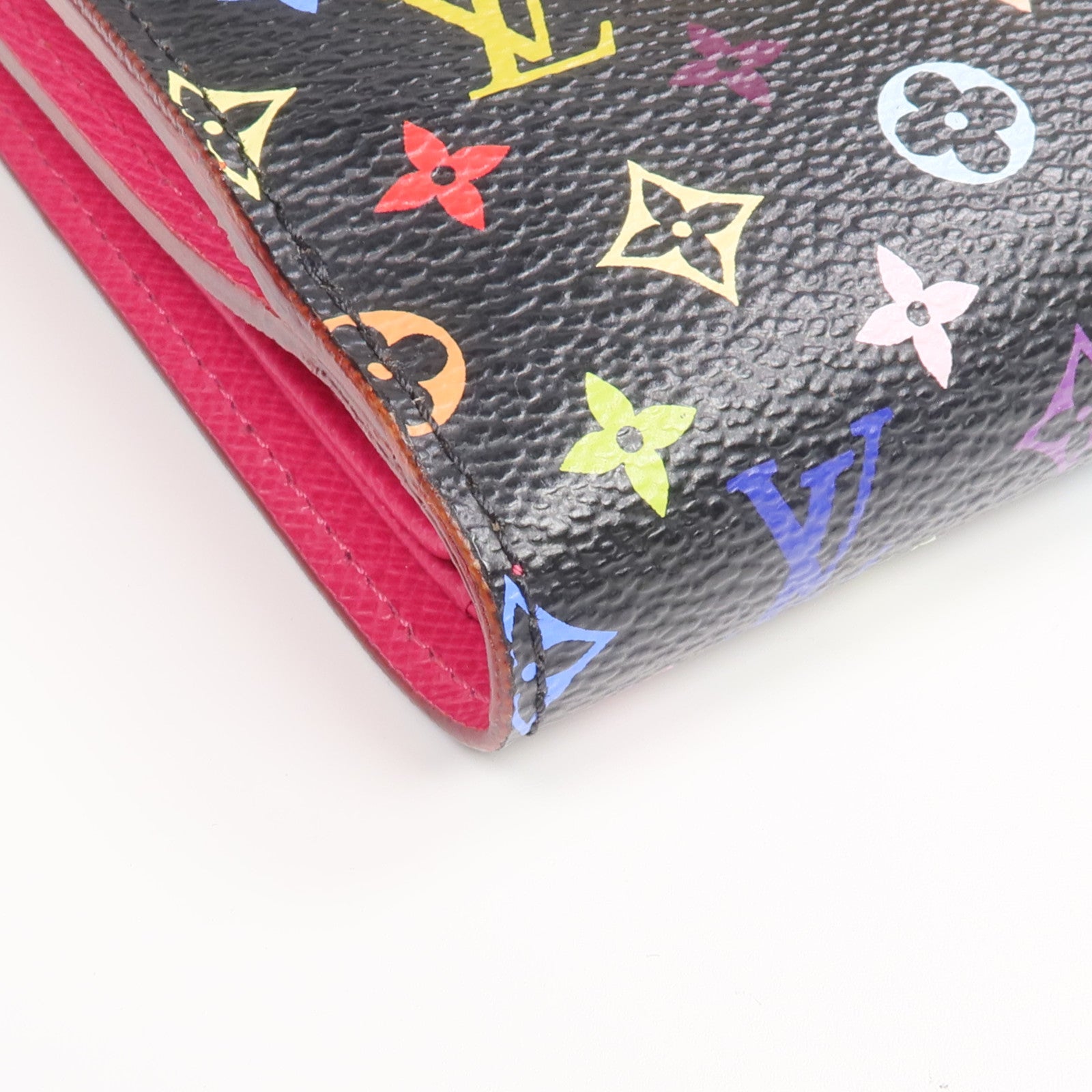 LOUIS VUITTON Monogram Multicolore Portefeui Joy Wallet金扣錢包
