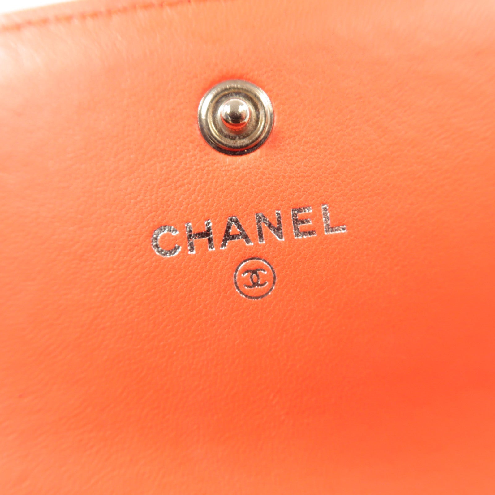 CHANEL 羊皮皮革Boy Long Wallet長錢包