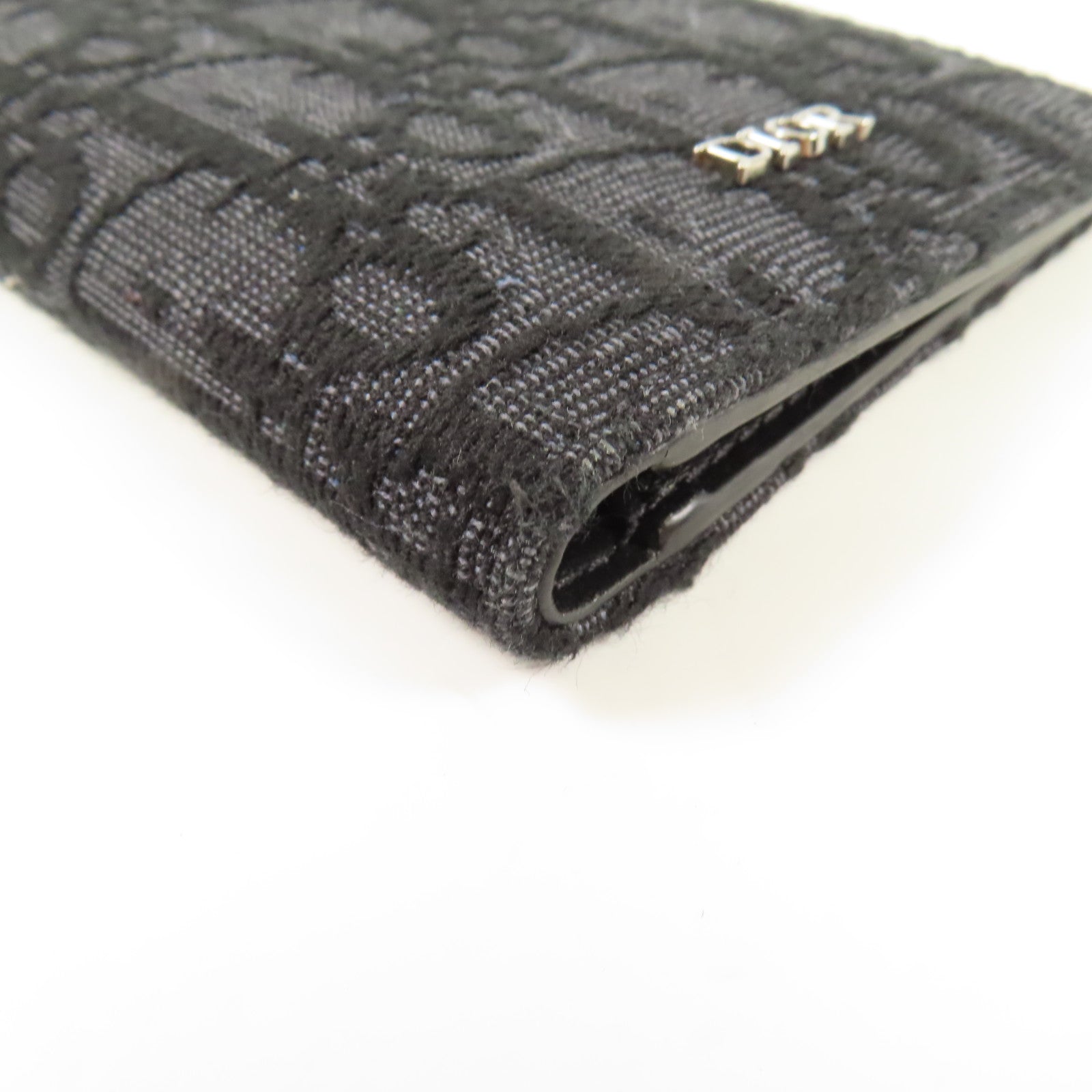 Dior 帆布Card Case銀扣卡片套