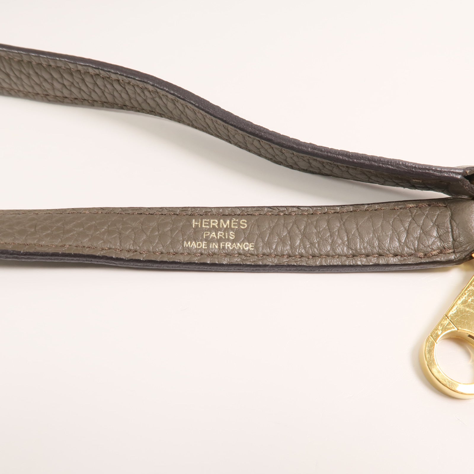 HERMES Togo皮革Bolide 31手挽袋Etain