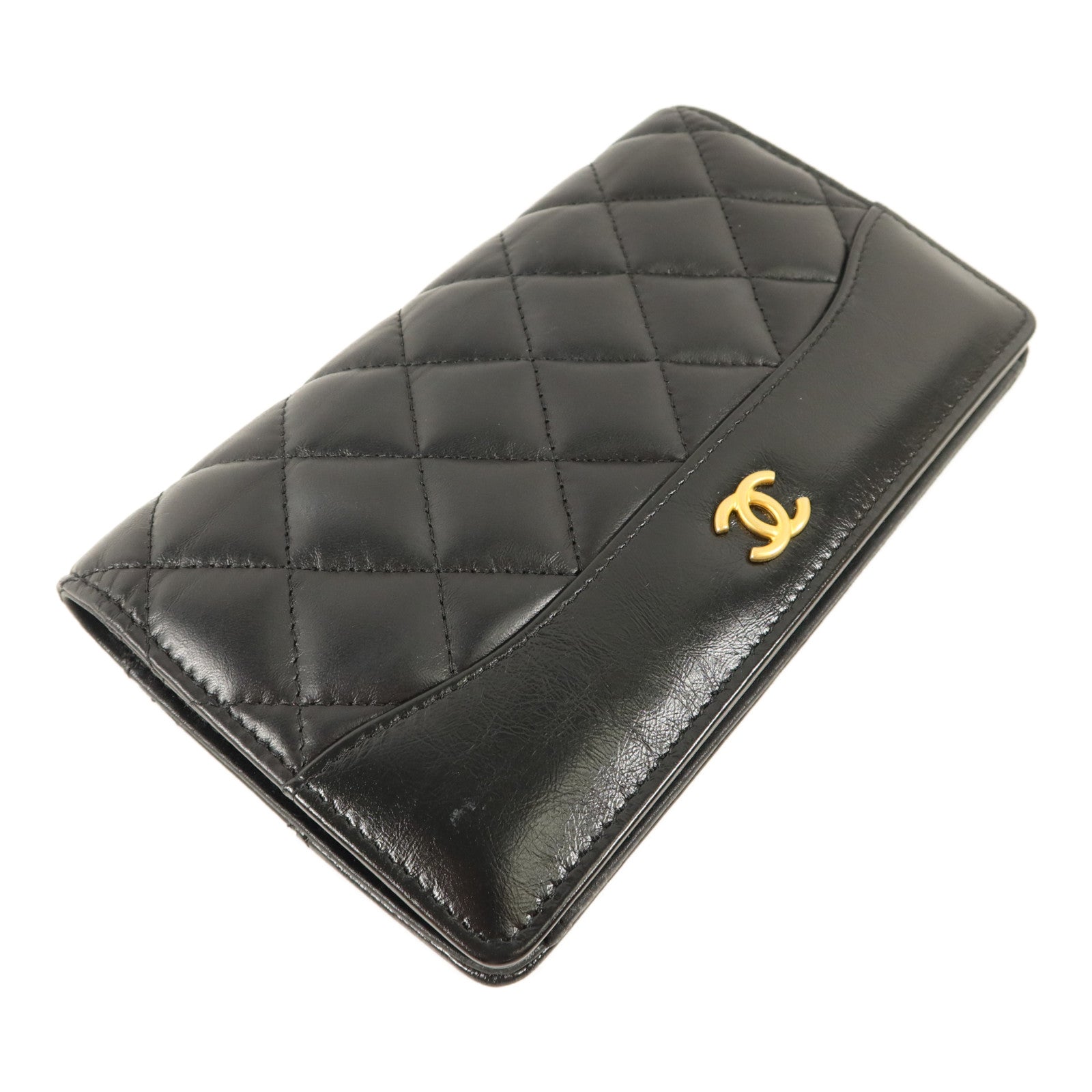 CHANEL 牛皮皮革Gabrielle Long Wallet長錢包
