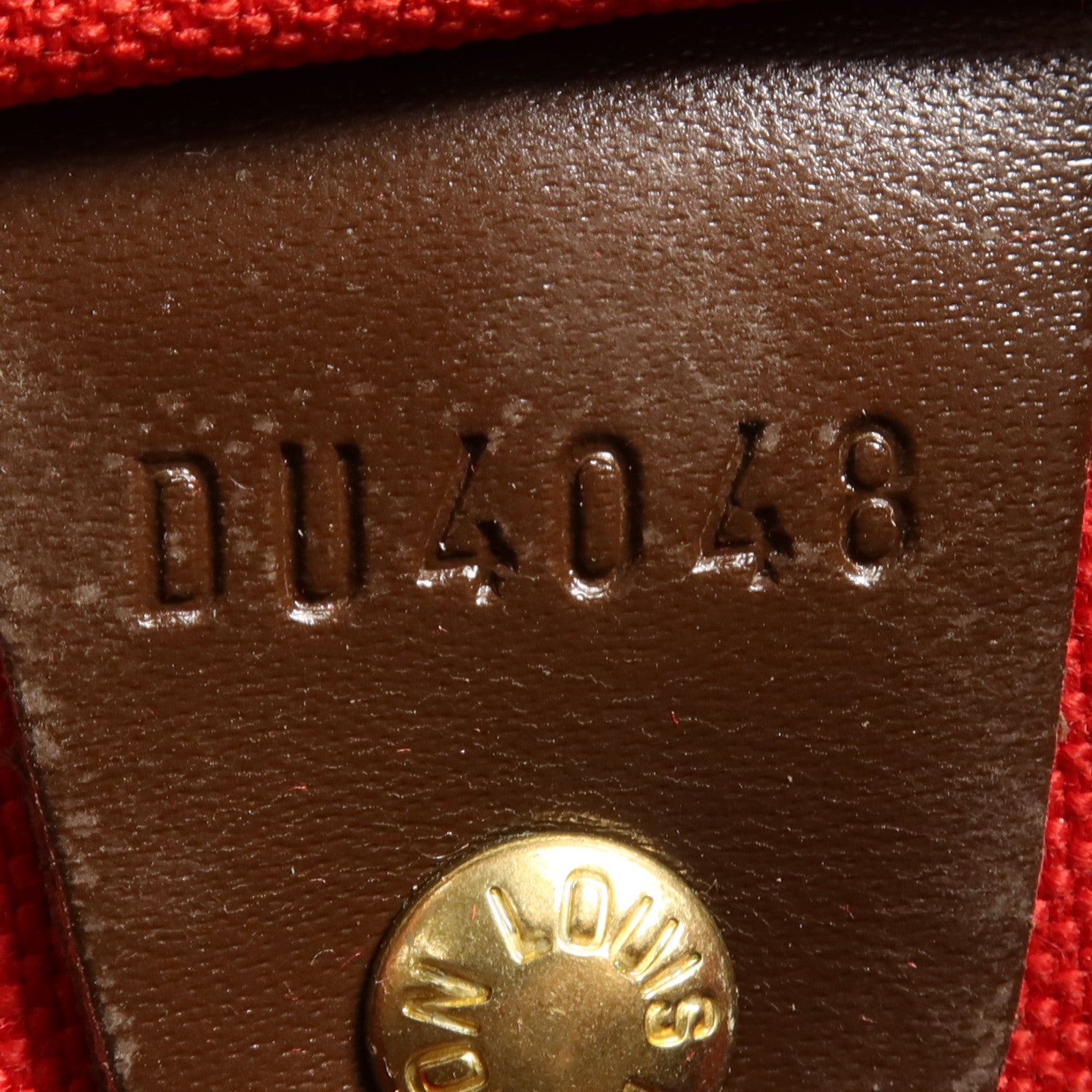 LOUIS VUITTON Damier Speedy 30金扣手挽袋