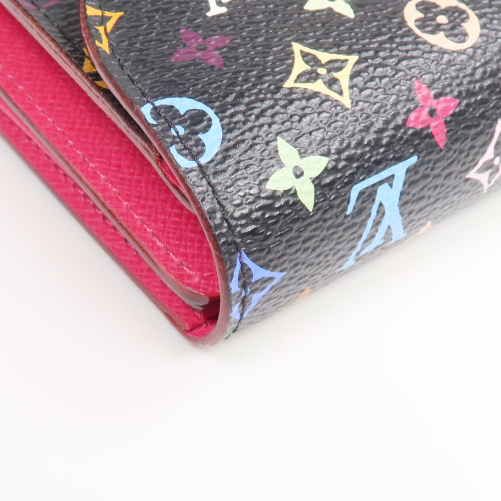 LOUIS VUITTON Monogram Multicolore Portefeui Joy Wallet金扣錢包