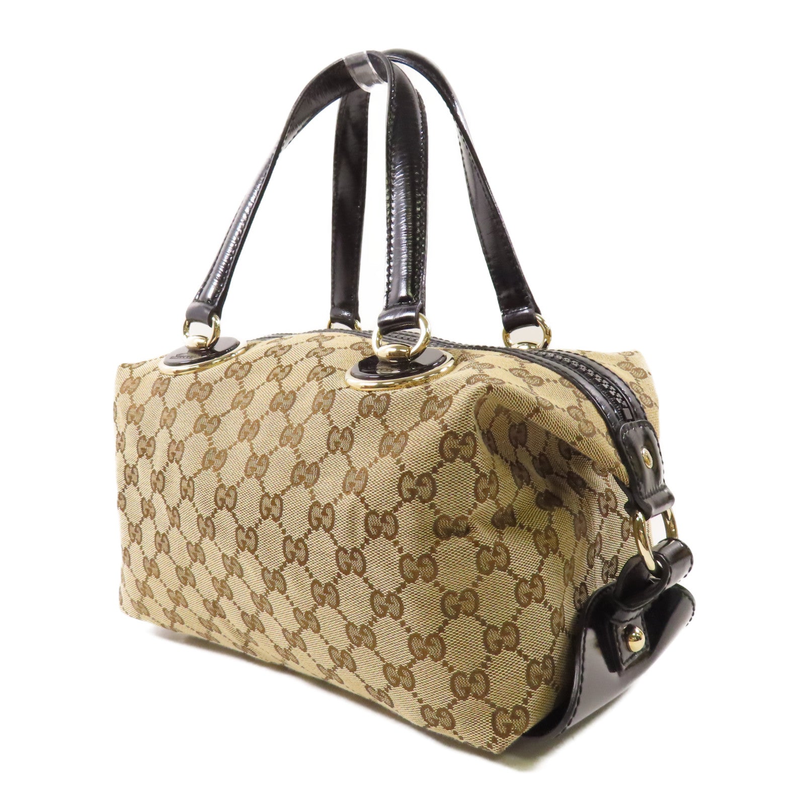 GUCCI 帆布Handbag金扣手挽袋