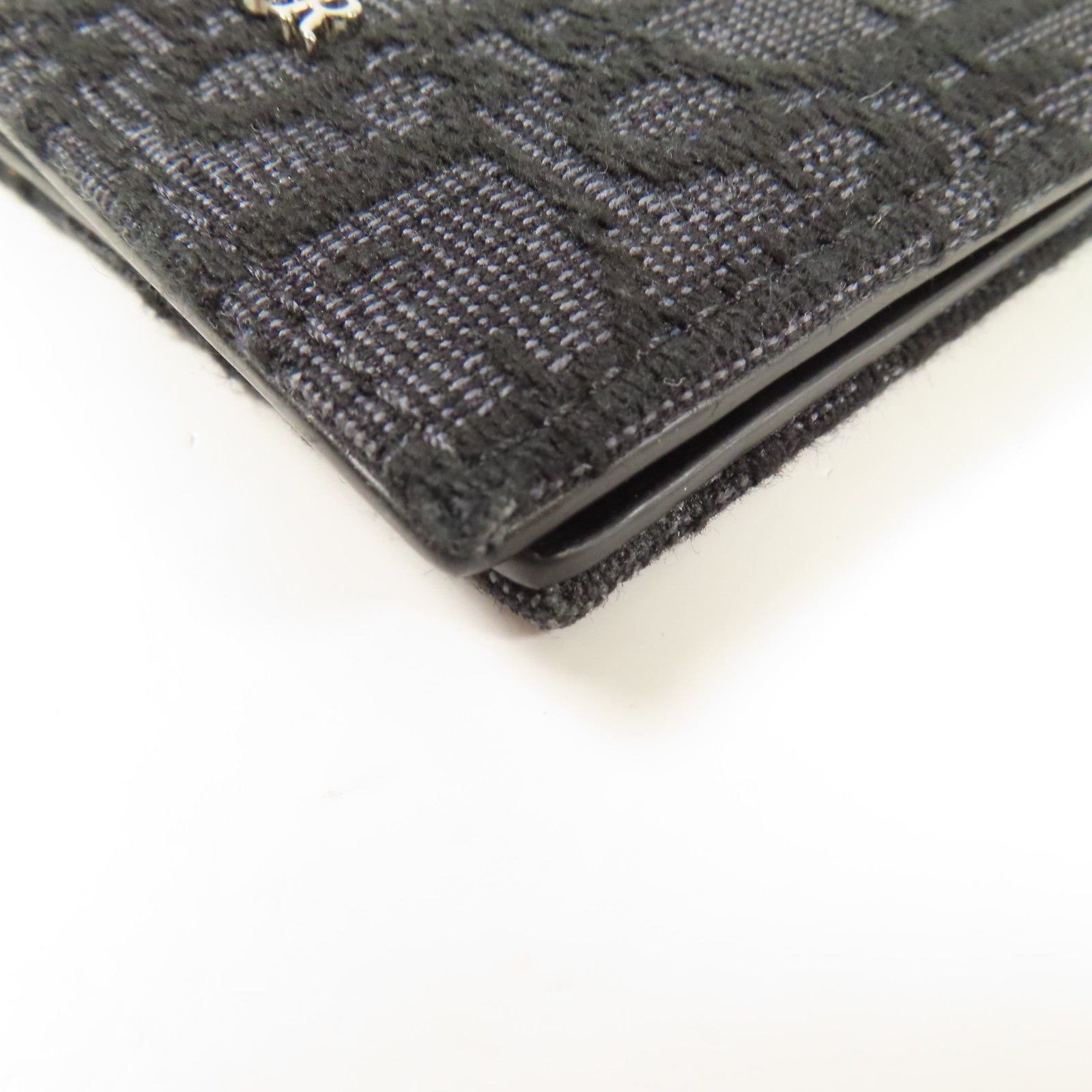 Dior 帆布Card Case銀扣卡片套