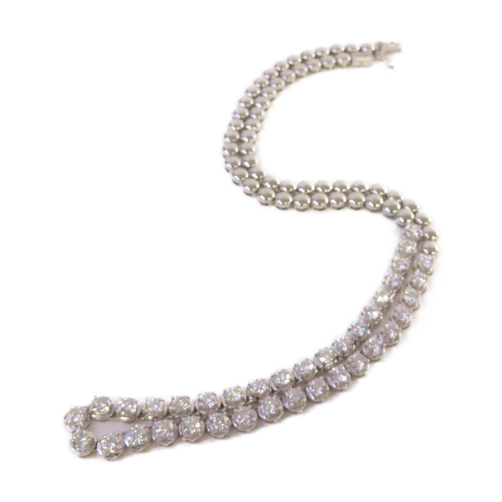 JEWELRY 18K白金/7.415ct鑽石Diamond Necklace項鏈