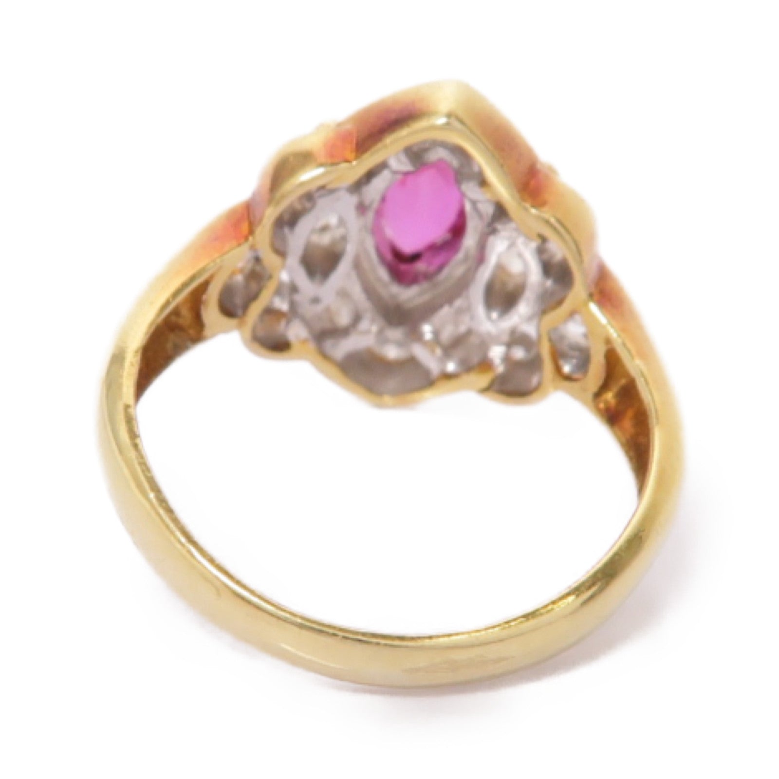 JEWELRY 【激減優惠】18K黃金Ruby Ring紅寶石戒指US#5