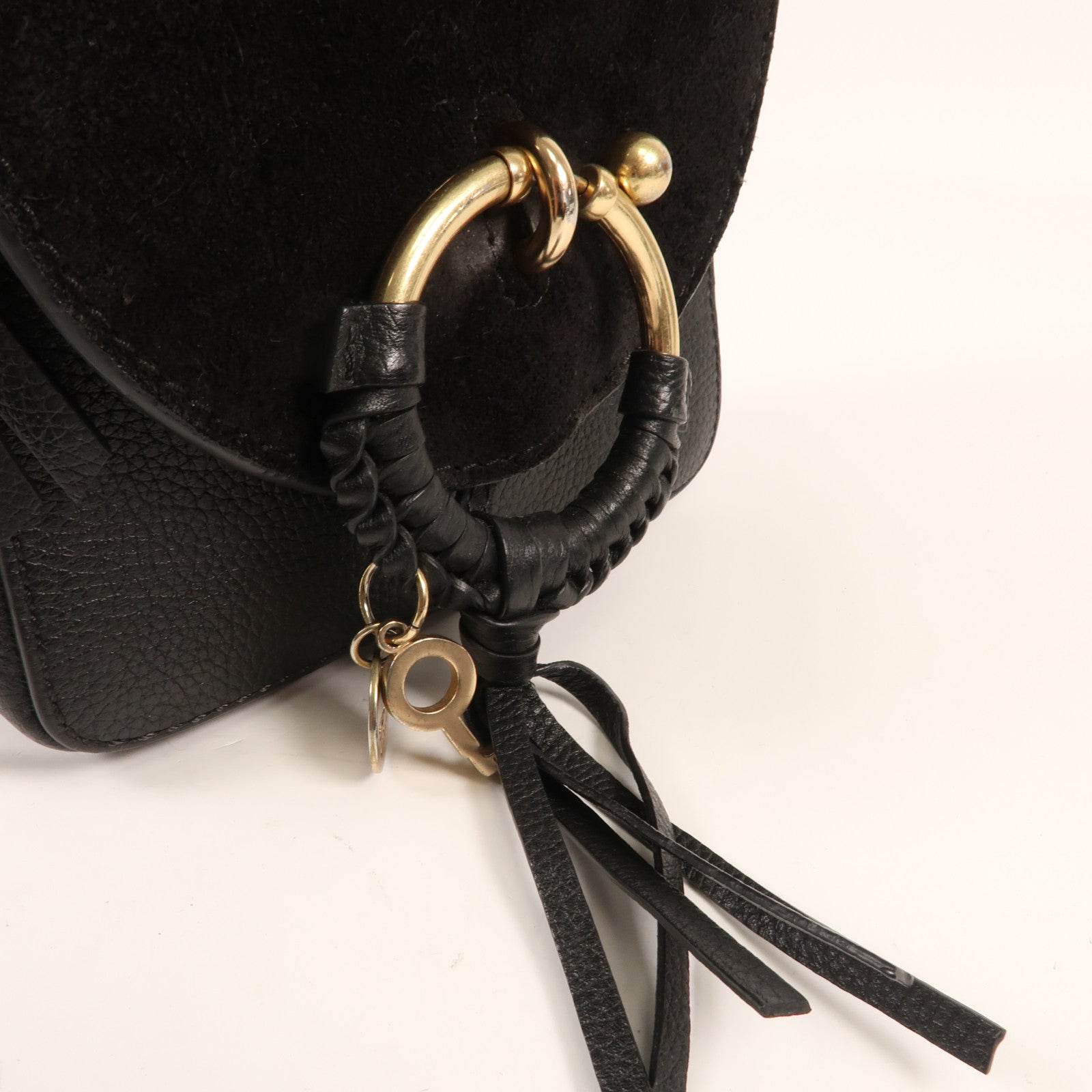 SEE BY CHLOE 牛皮皮革Shoulder Bag金扣鏈帶肩背袋