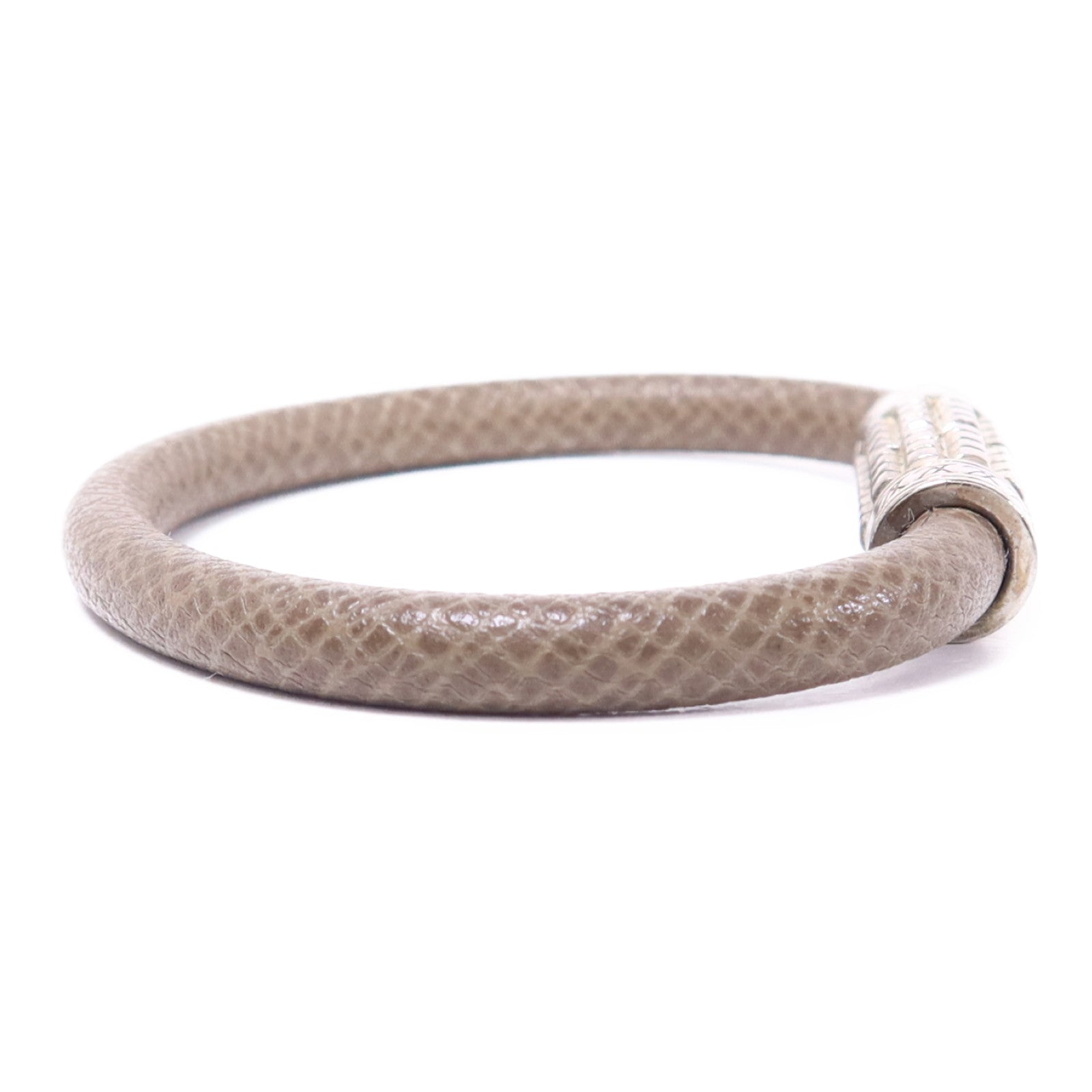 LOUIS VUITTON 皮革/金屬Digit Armband Bangle手鐲
