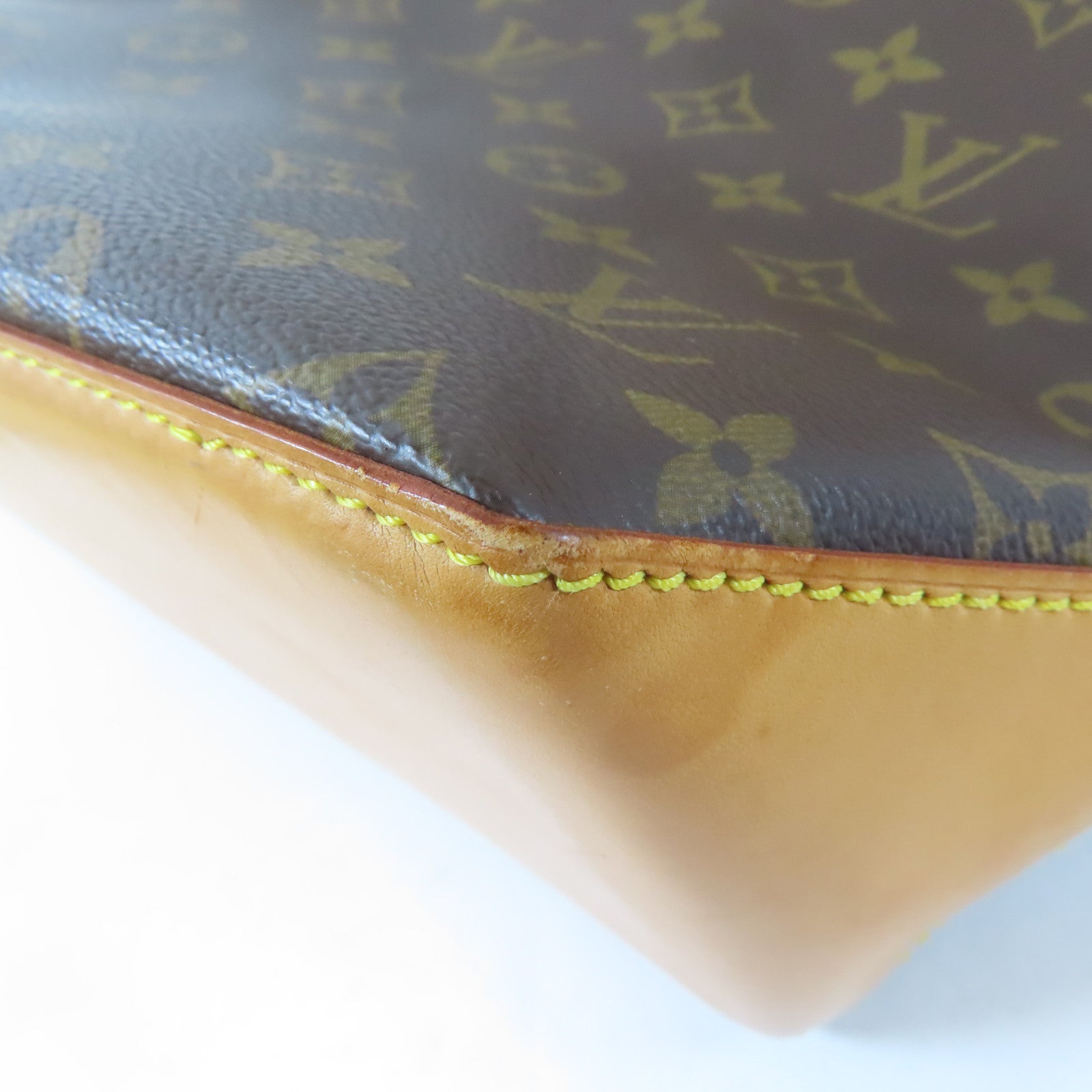 LOUIS VUITTON 【激減優惠】Monogram Cabas Piano金扣肩背袋啡色