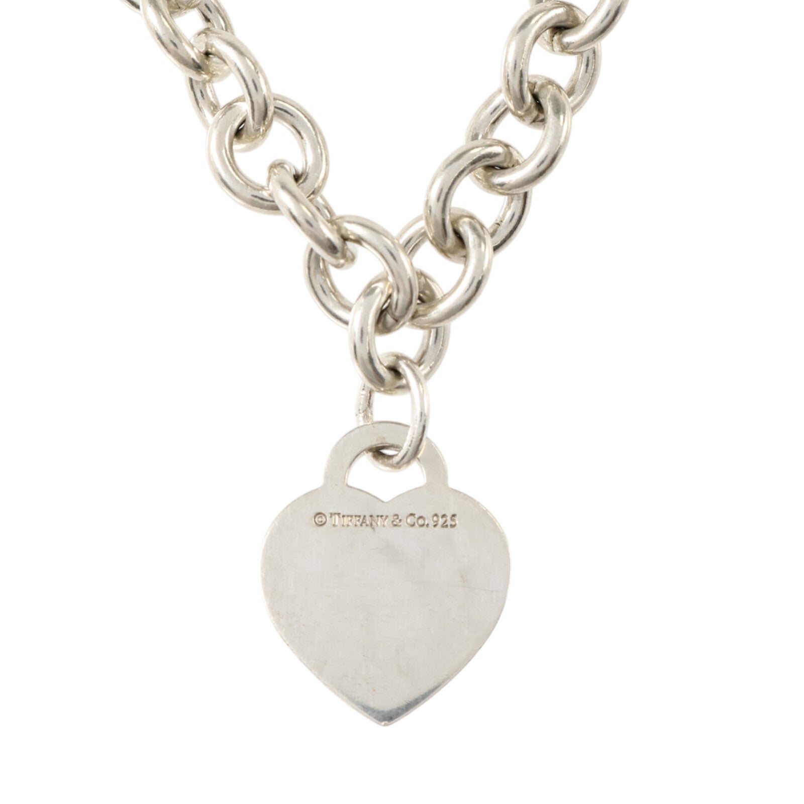 TIFFANY＆CO 925純銀Return To Tiffany Heart Tag Necklace項鏈