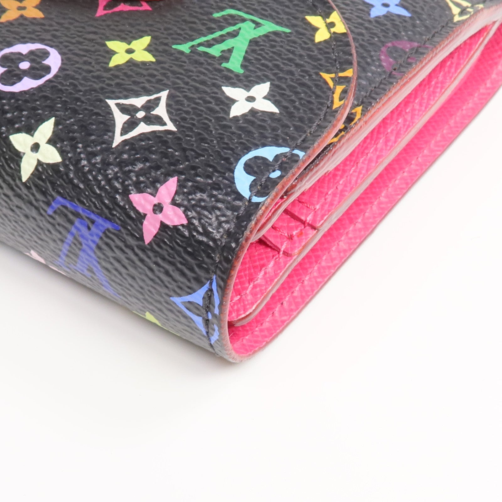 LOUIS VUITTON Monogram Multicolore Portefeui Joy Wallet金扣錢包