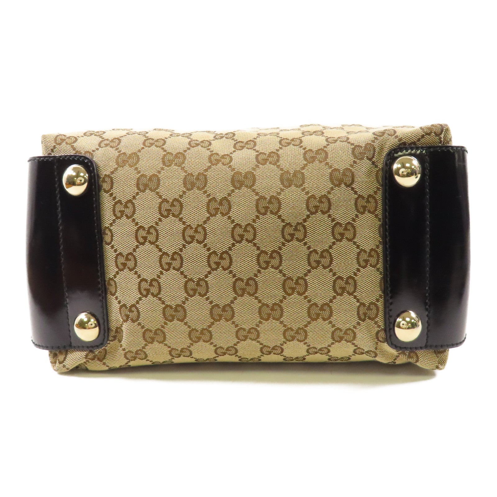 GUCCI 帆布Handbag金扣手挽袋
