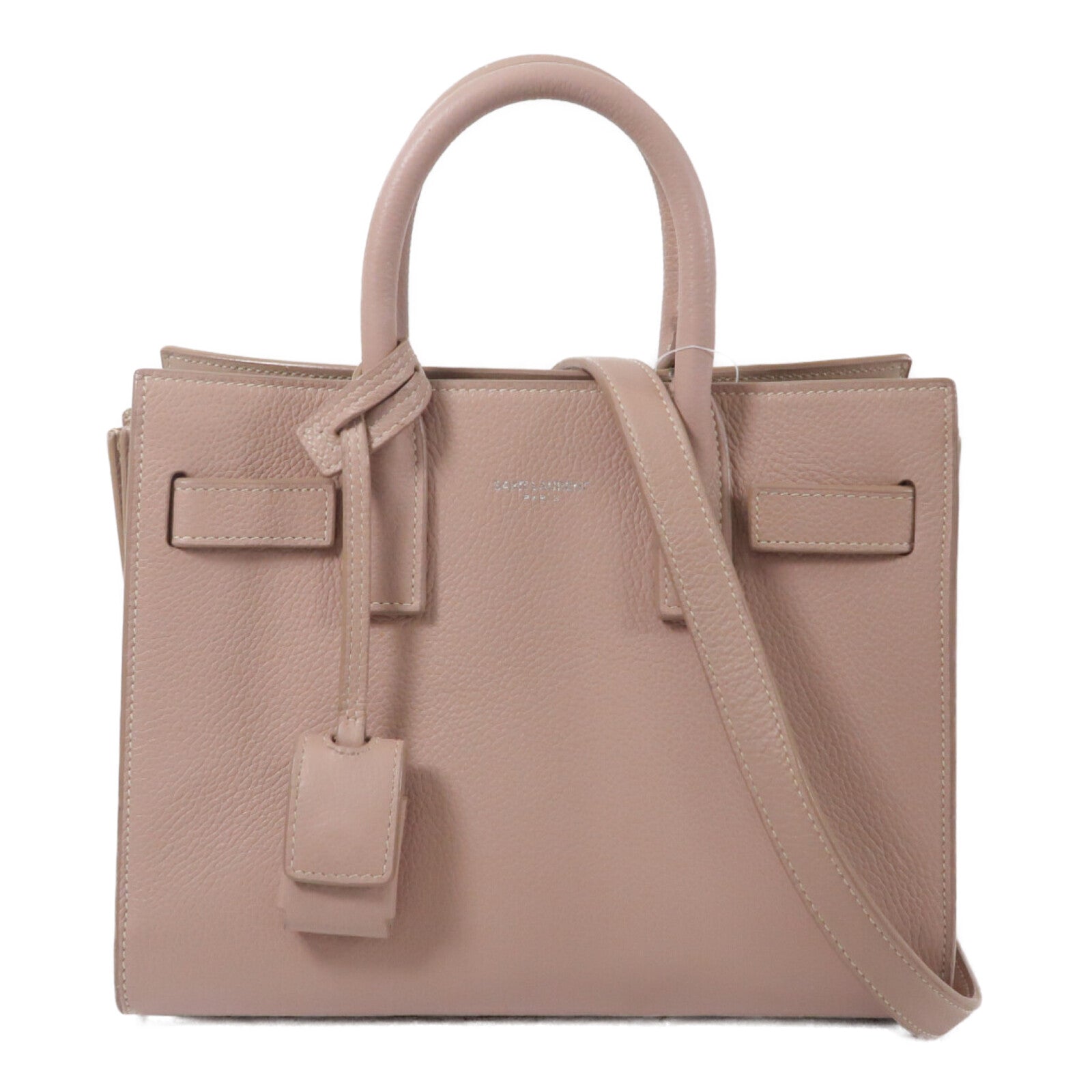 YVES SAINT LAURENT 牛皮皮革Sac De Jour Nano手挽肩背兩用袋