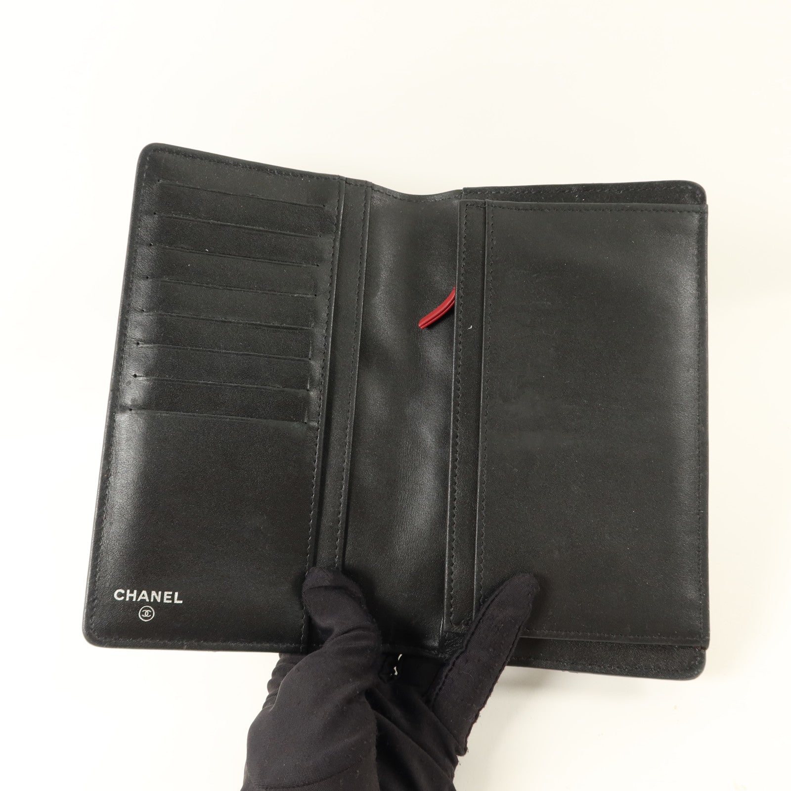 CHANEL 牛皮皮革Gabrielle Long Wallet長錢包