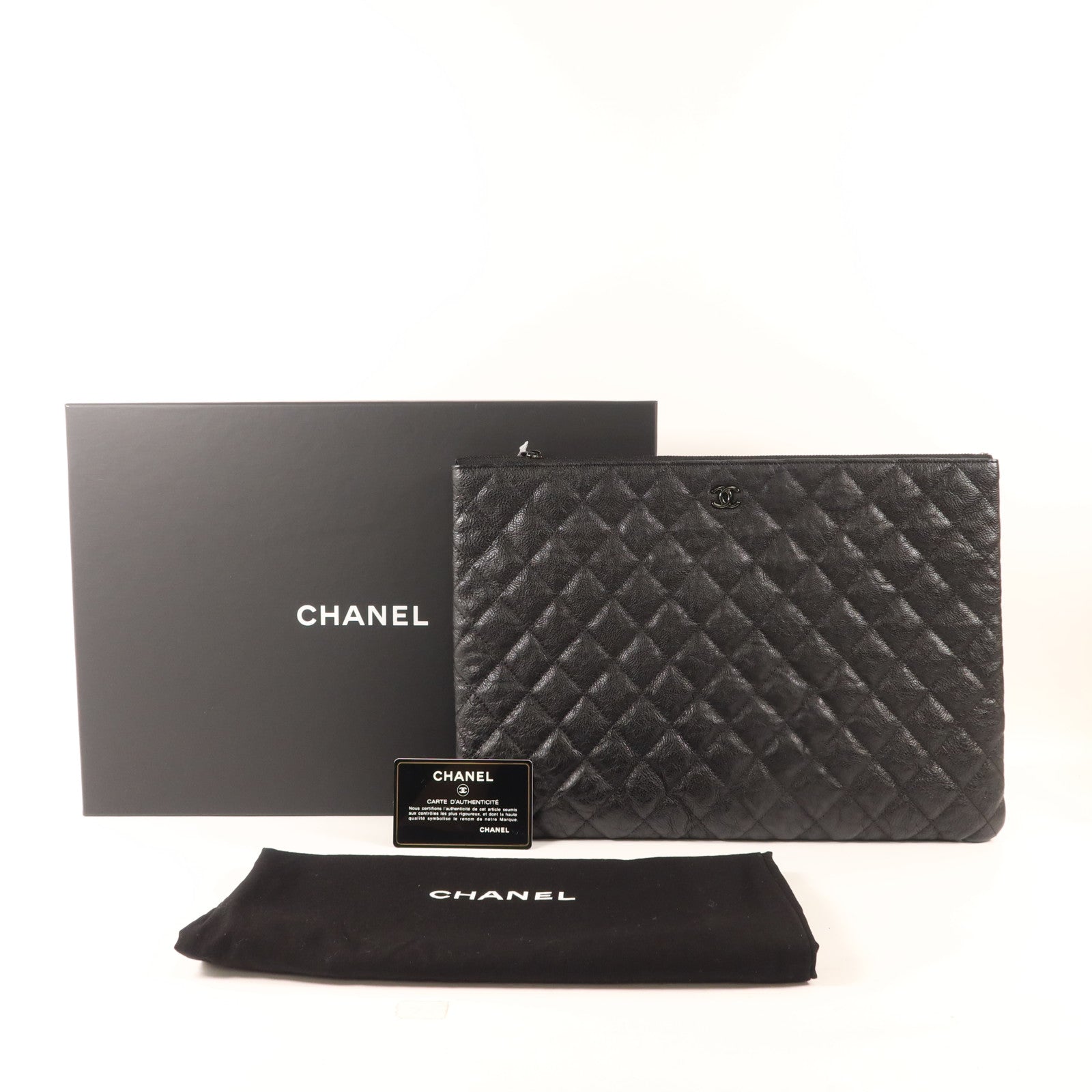 CHANEL 牛皮皮革Clutch Bag手拿包