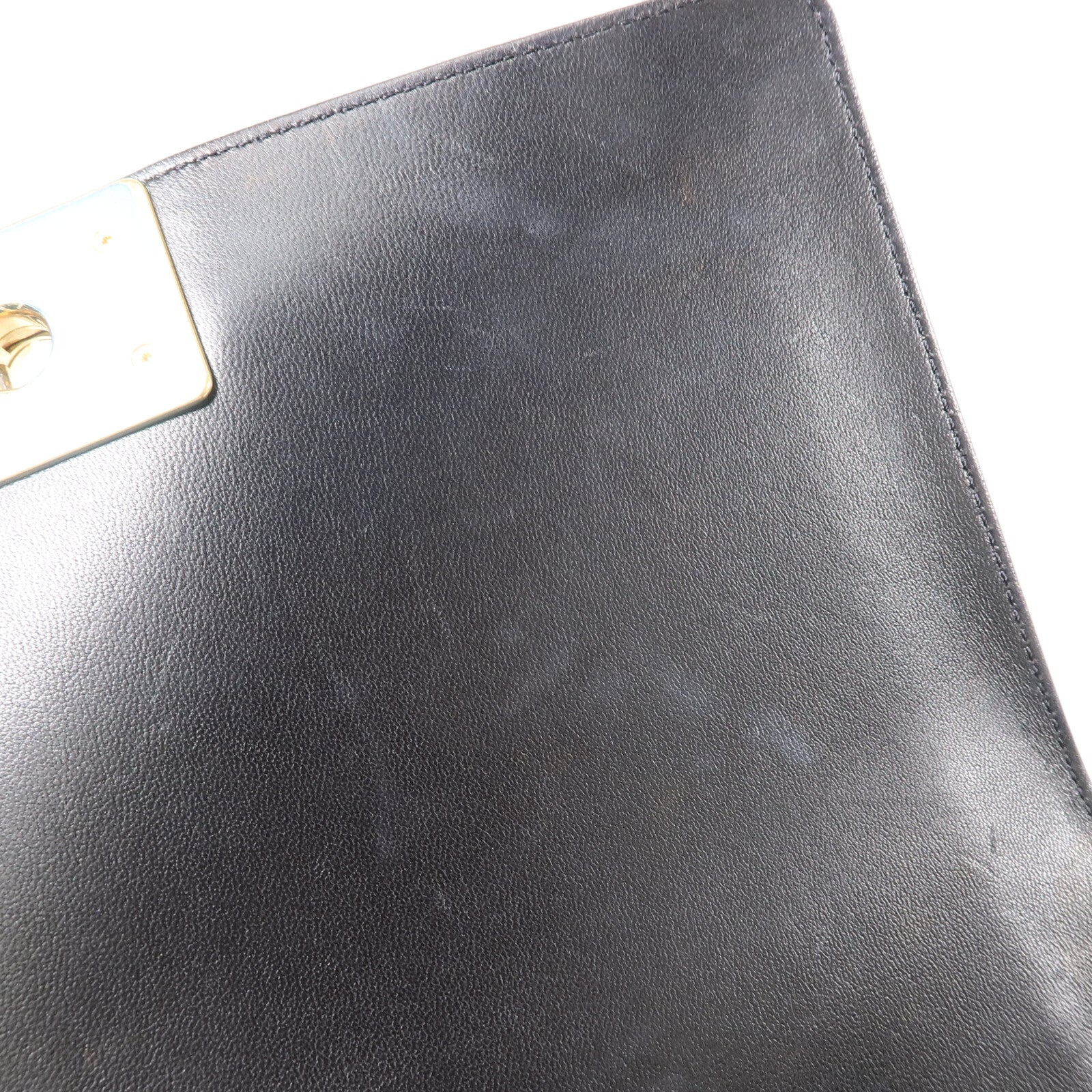 CHANEL 羊皮皮革Boy 25鏈帶肩背袋