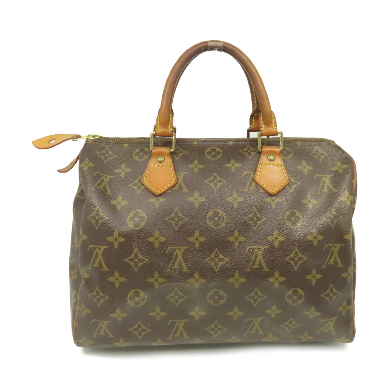 LOUIS VUITTON 【激減優惠】Monogram Speedy 30 Handbag金扣手挽袋啡色