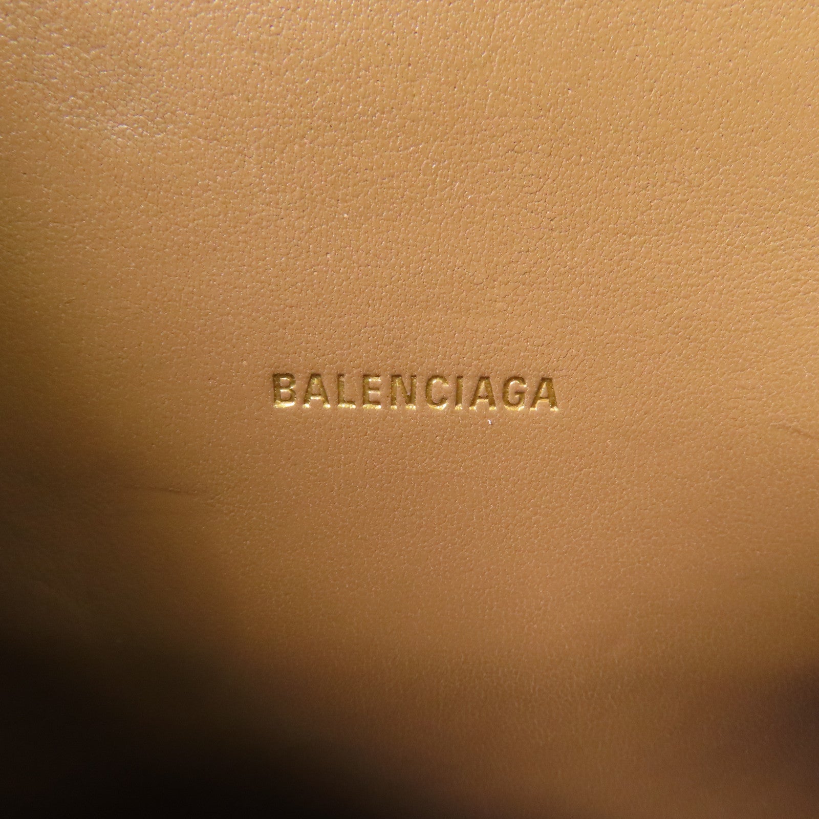 BALENCIAGA 【激減優惠】牛皮皮革Hourglass Top Handle金扣手挽肩背兩用袋
