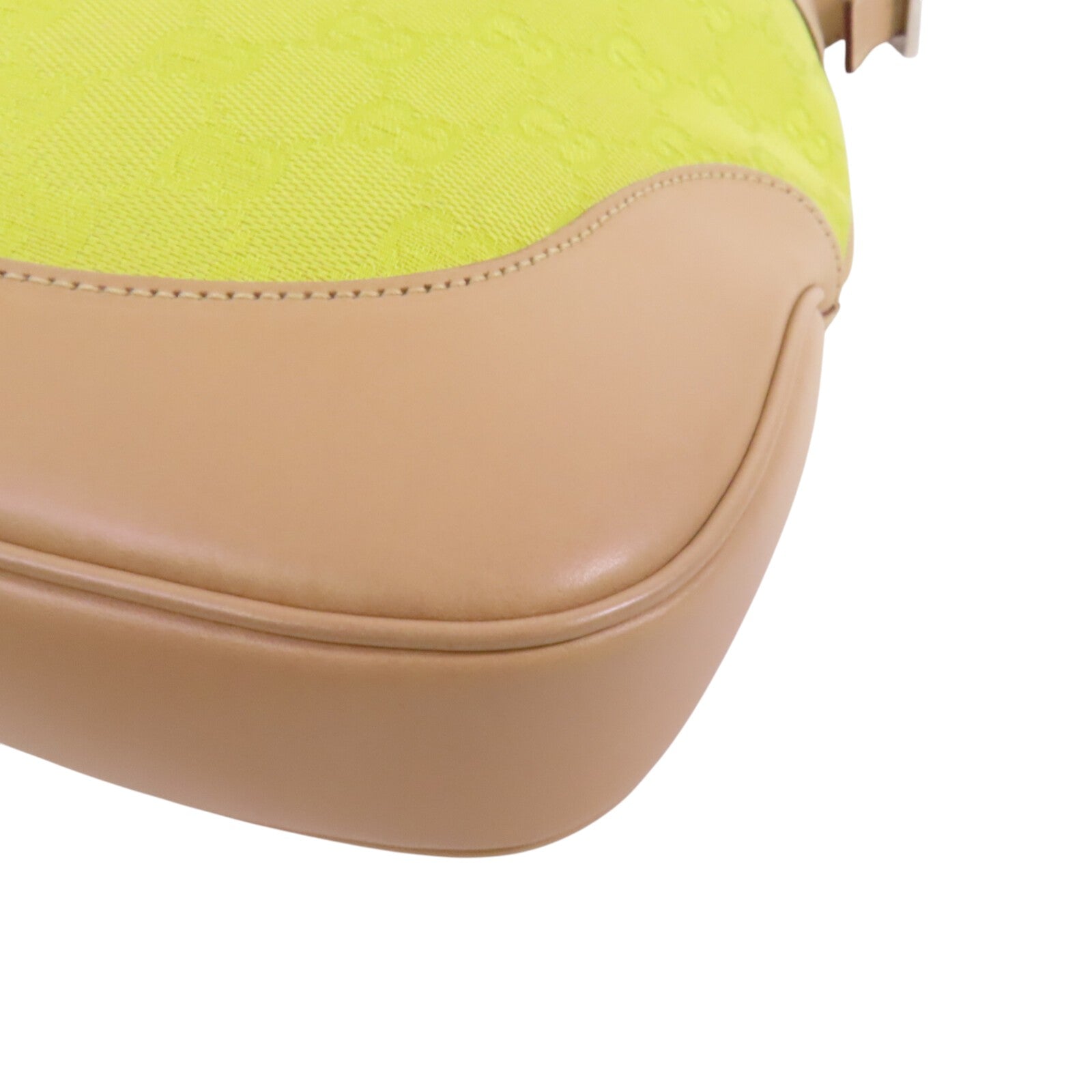 GUCCI GG帆布Jackie銀扣肩背袋