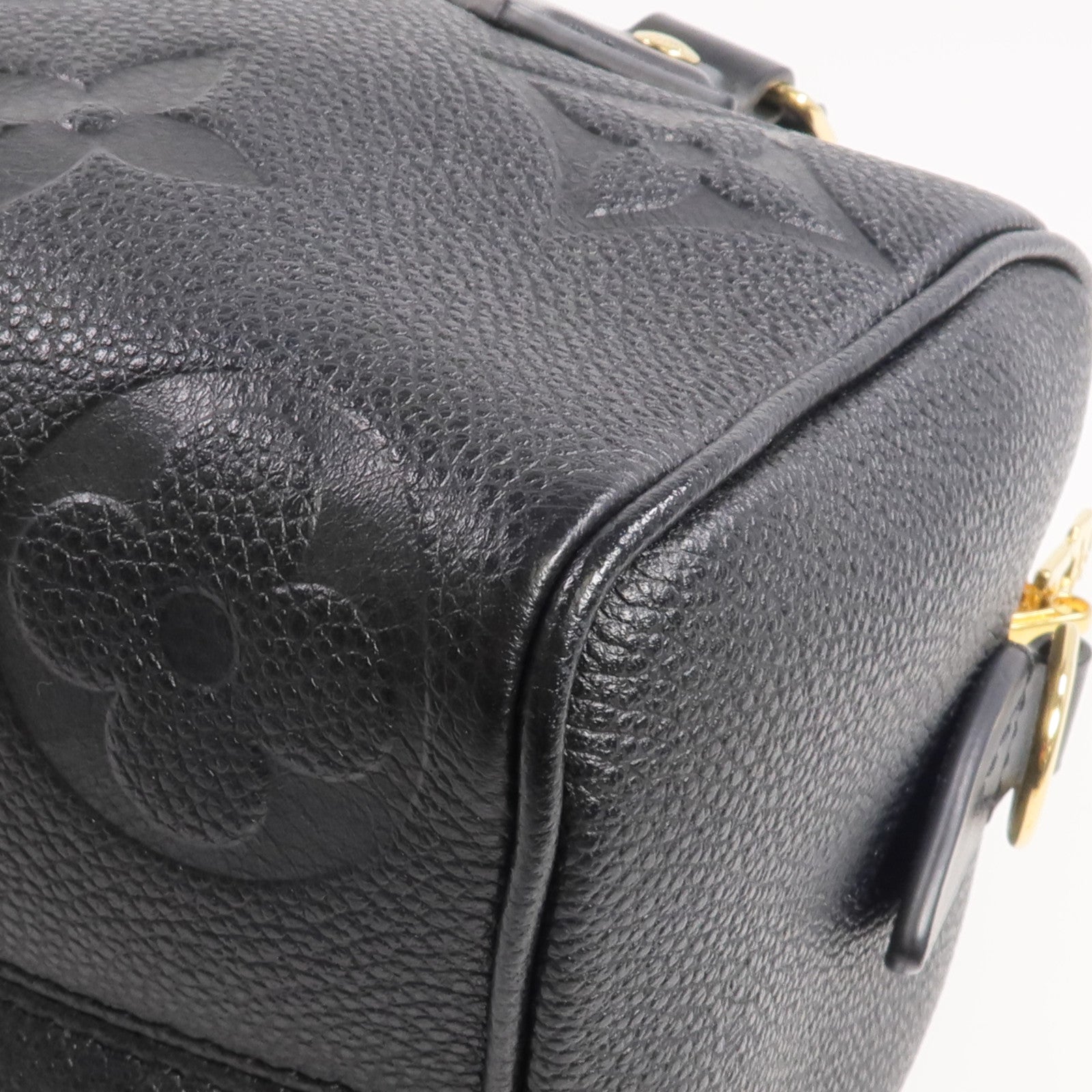 LOUIS VUITTON Monogram Empreinte Speedy Bandouliere 20金扣手挽肩背兩用袋