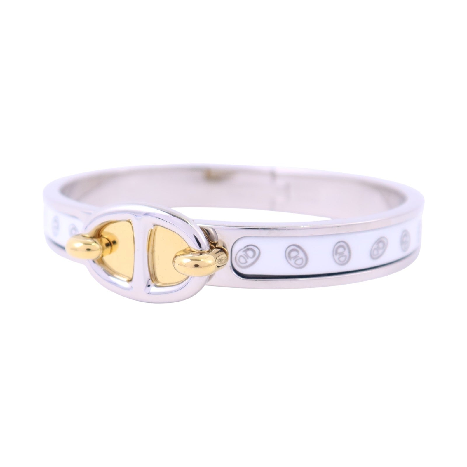 HERMES 金屬/琺瑯Mini Clic Chaine D'Ancre Bracelet銀扣手鏈