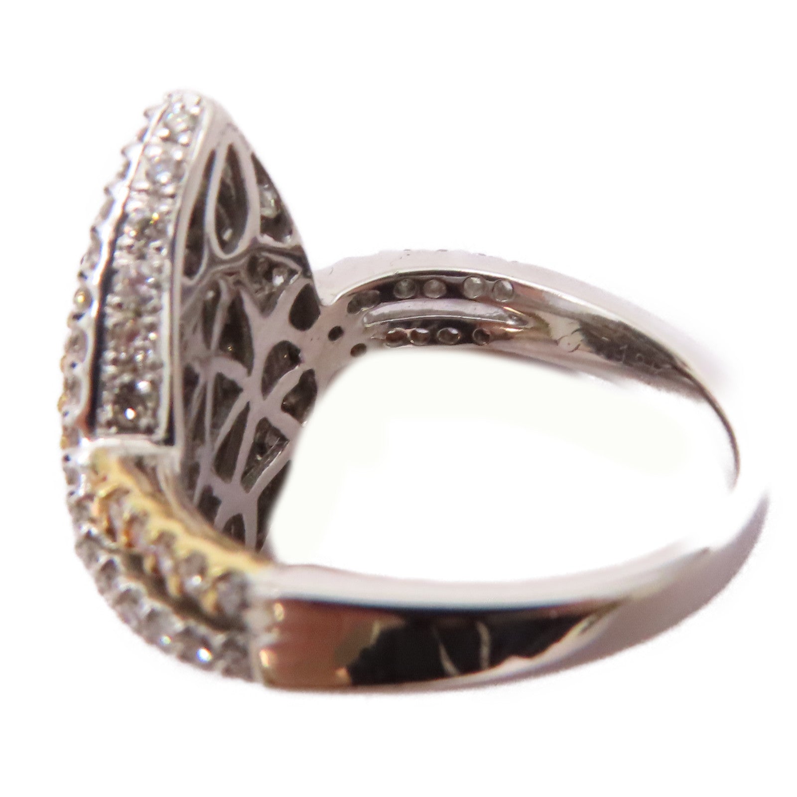 JEWELRY 18K白金/玫瑰金Diamond Ring 0.85ct鑽石戒指US#5.25