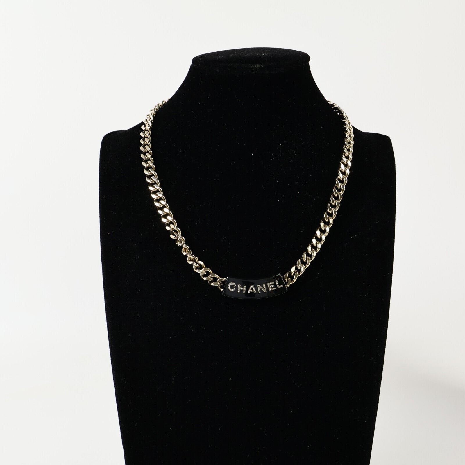 CHANEL 金屬/PVC Choker Necklace項鏈