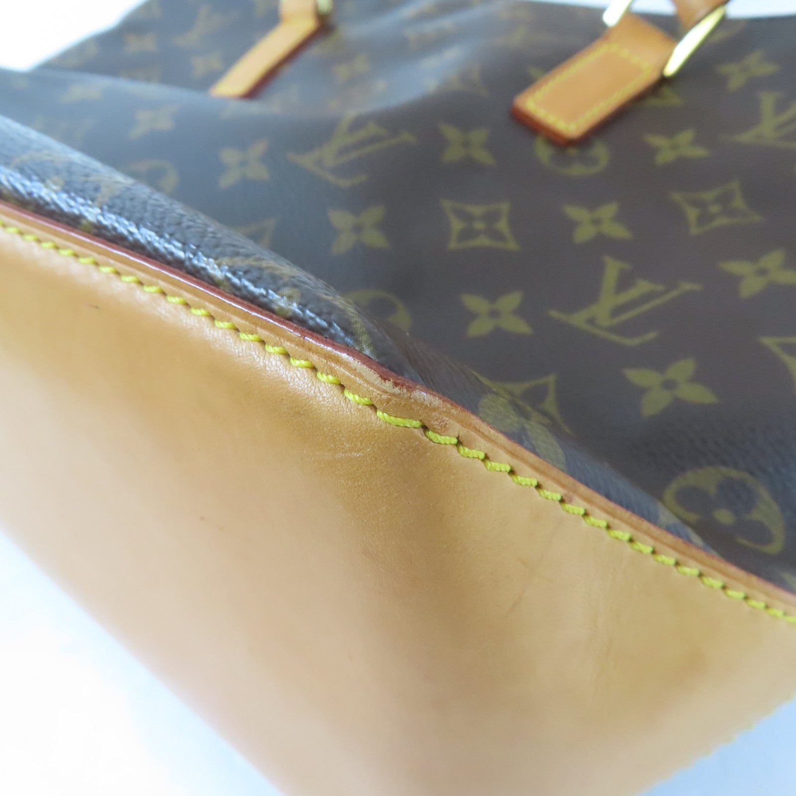 LOUIS VUITTON 【激減優惠】Monogram Cabas Piano金扣肩背袋啡色