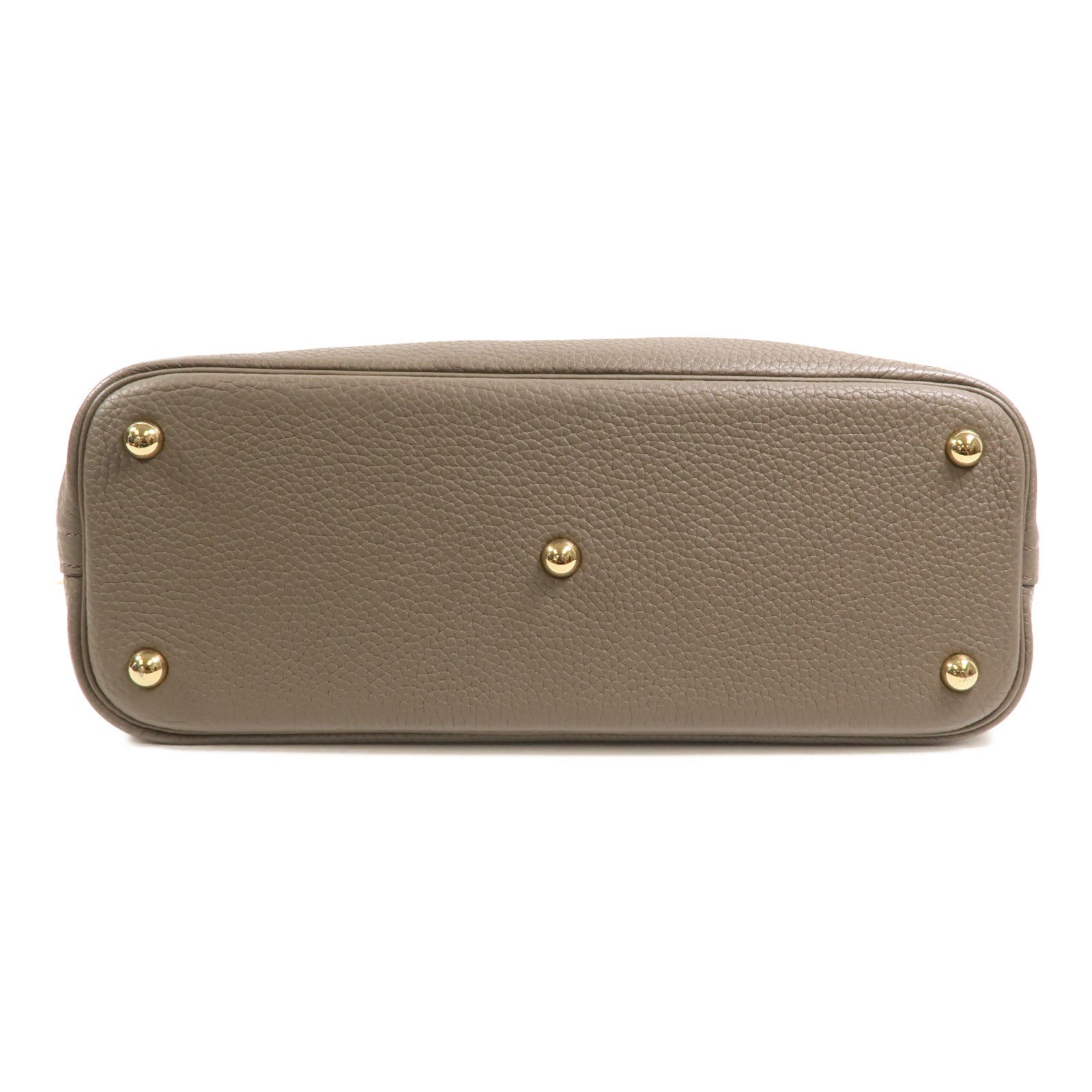 HERMES Togo皮革Bolide 31手挽袋Etain
