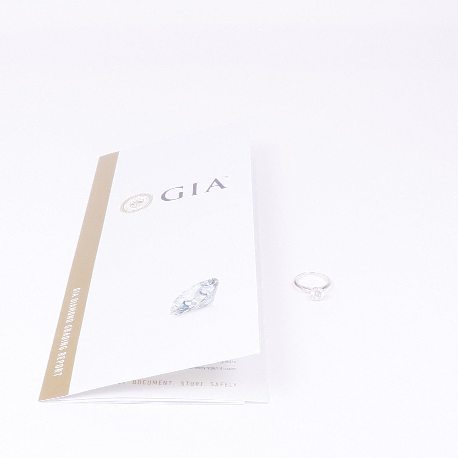 JEWELRY Diamond Ring PT950 Platinum US#4.5
