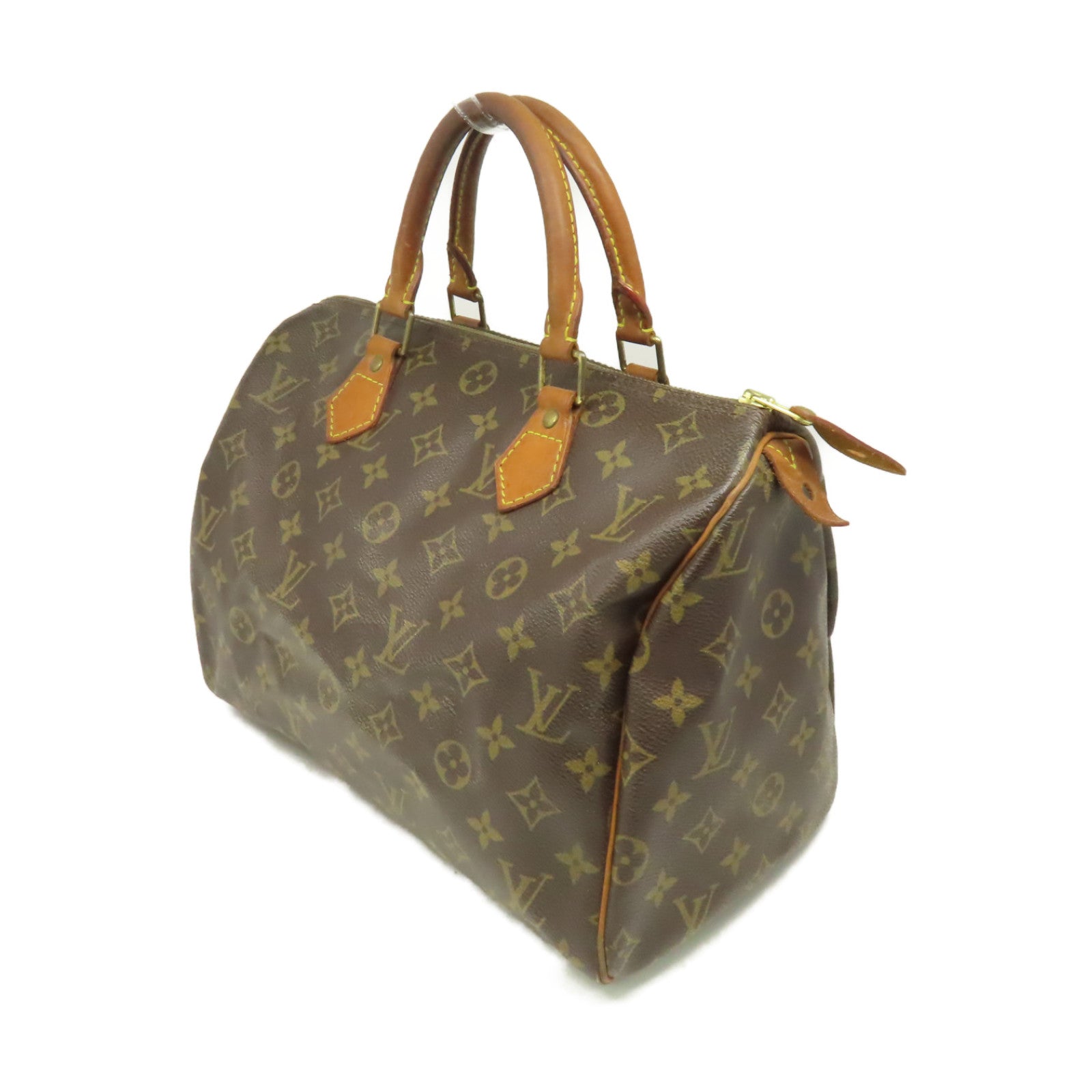 LOUIS VUITTON 【激減優惠】Monogram Speedy 30 Handbag金扣手挽袋啡色
