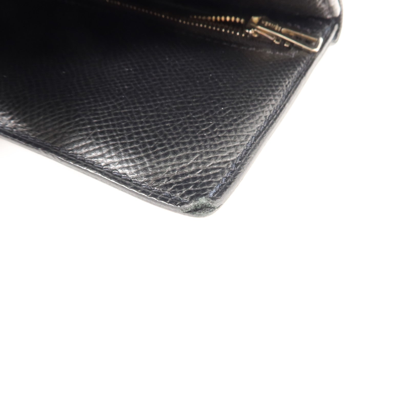 HERMES Epsom皮革Bearn Long Wallet長錢包Noir