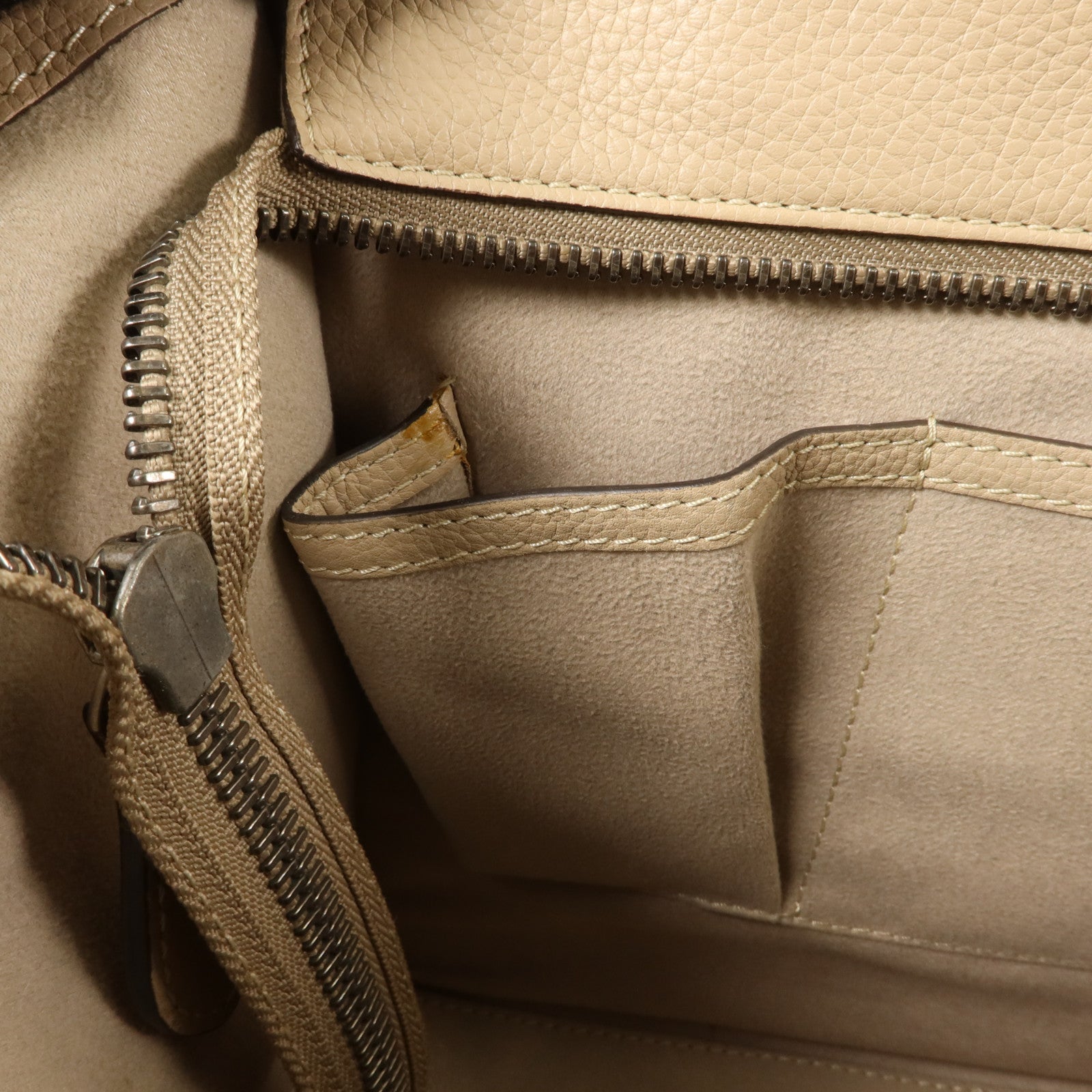 CELINE 牛皮皮革Micro Luggage肩背袋
