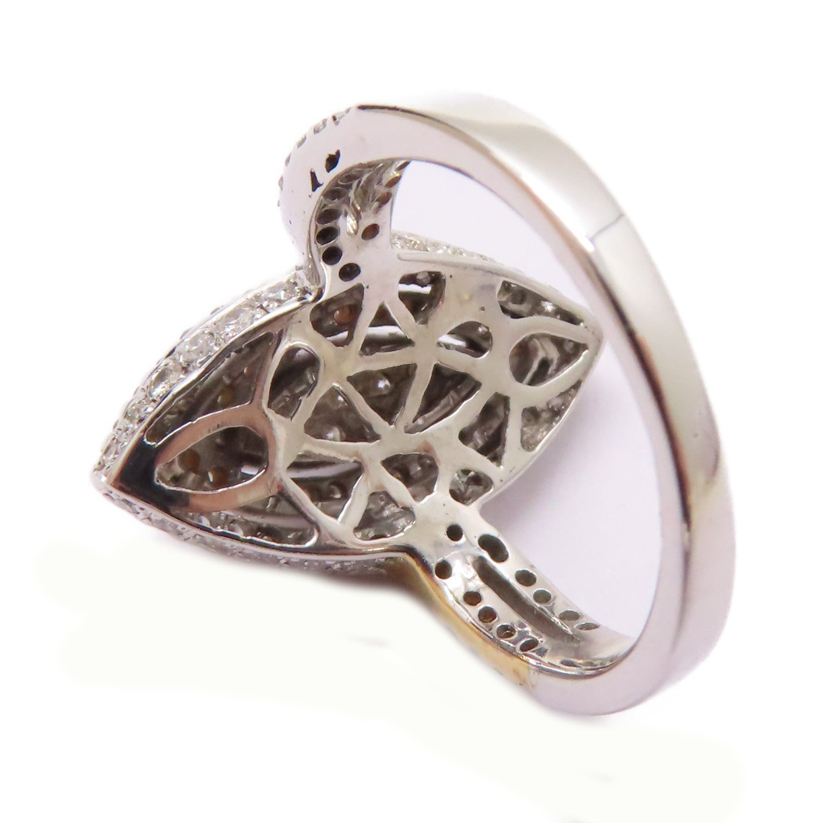 JEWELRY 18K白金/玫瑰金Diamond Ring 0.85ct鑽石戒指US#5.25