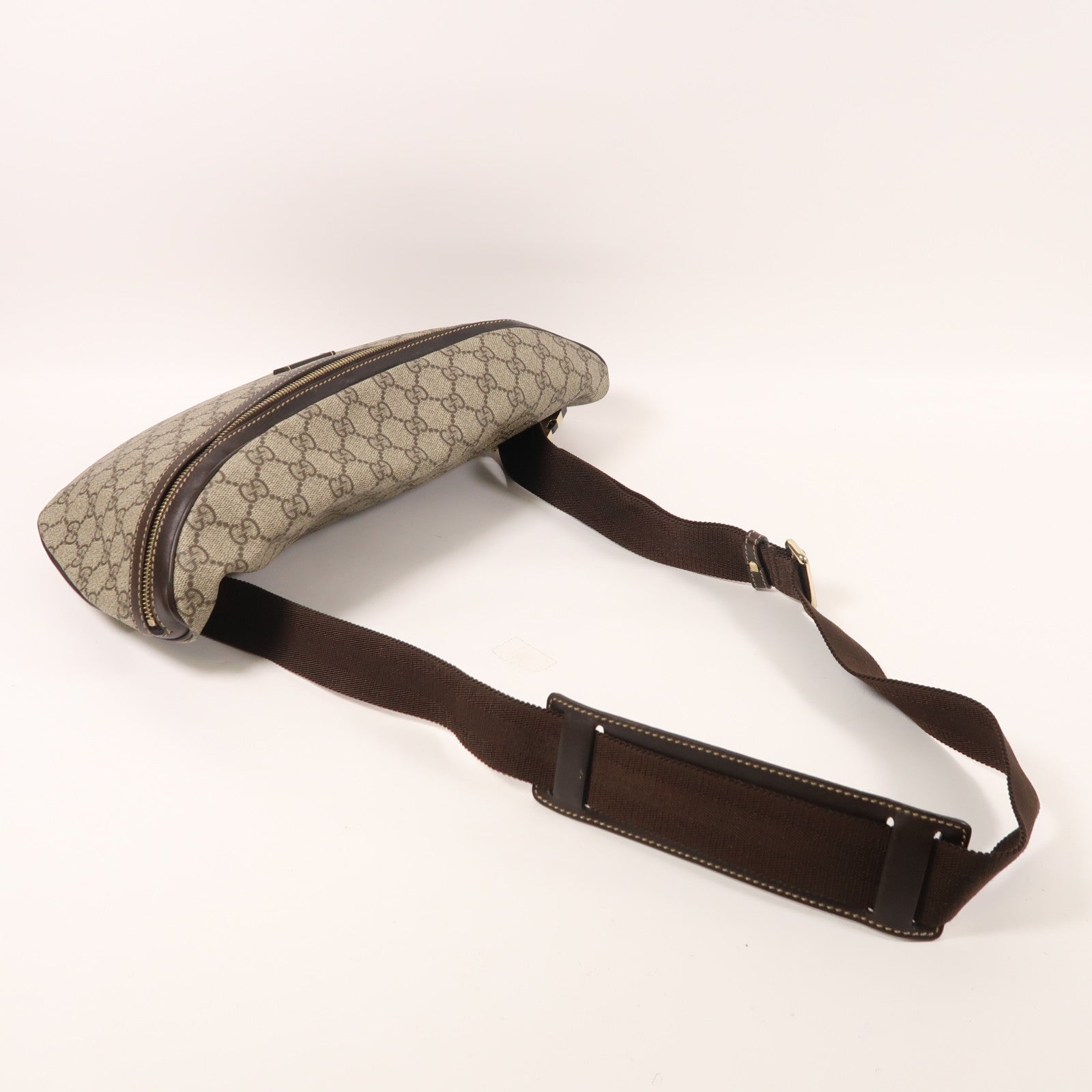 GUCCI 塗層帆布Waist Bag金扣腰包