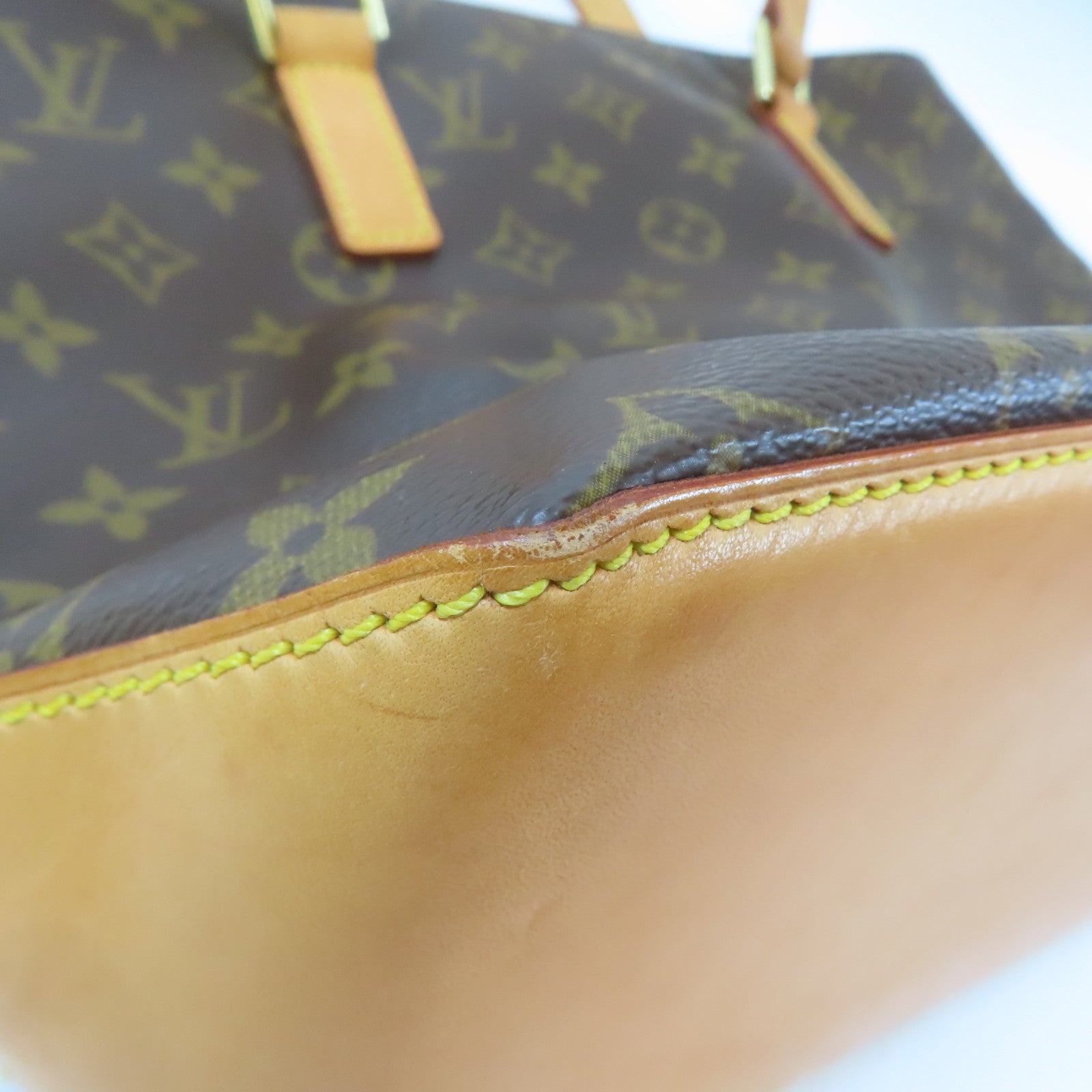 LOUIS VUITTON 【激減優惠】Monogram Cabas Piano金扣肩背袋啡色
