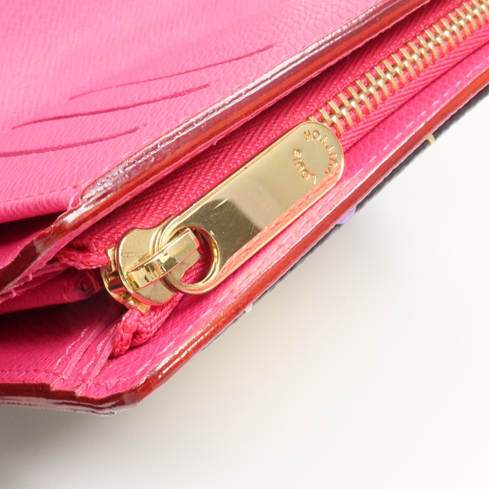 LOUIS VUITTON Monogram Multicolore Portefeui Joy Wallet金扣錢包