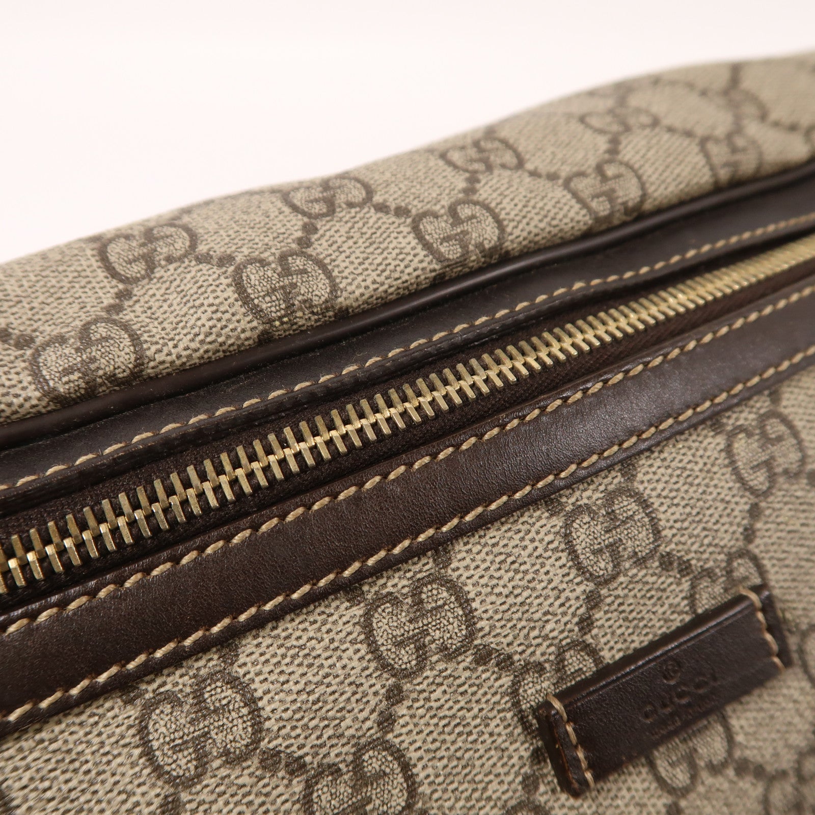 GUCCI 塗層帆布Waist Bag金扣腰包